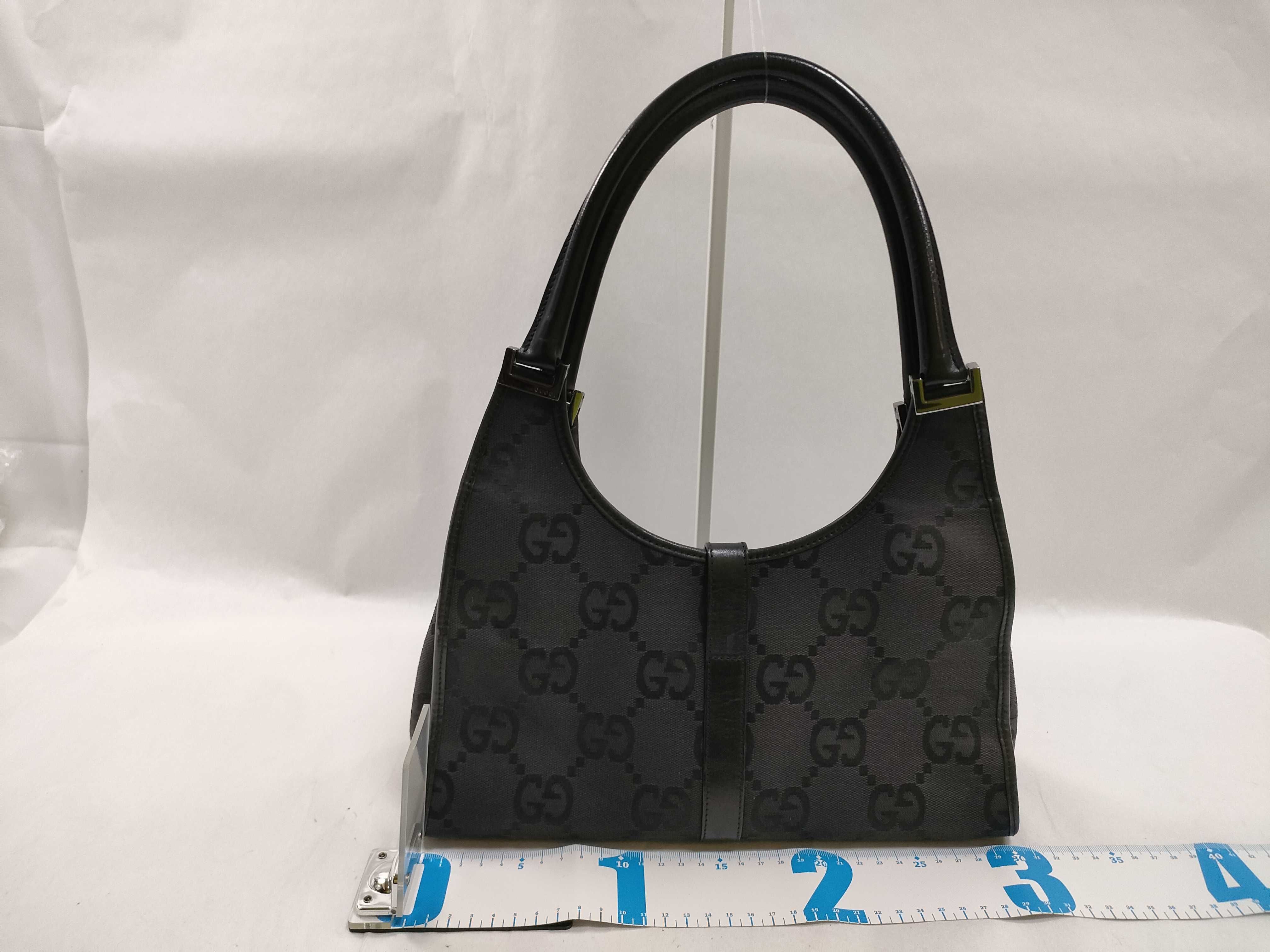 Jackie Gucci Handbag One Shoulder Jackie GG Canvas Handbag — view 2