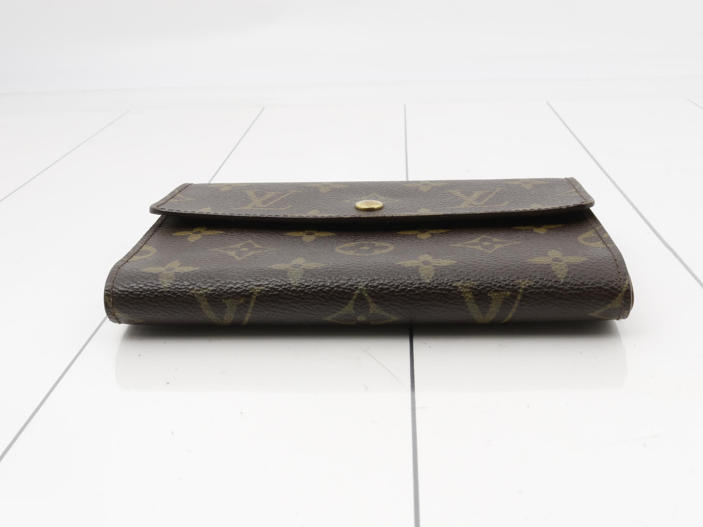 Monogram Portefeuille Tresor Etui Papier Tri-fold Wallet — view 3