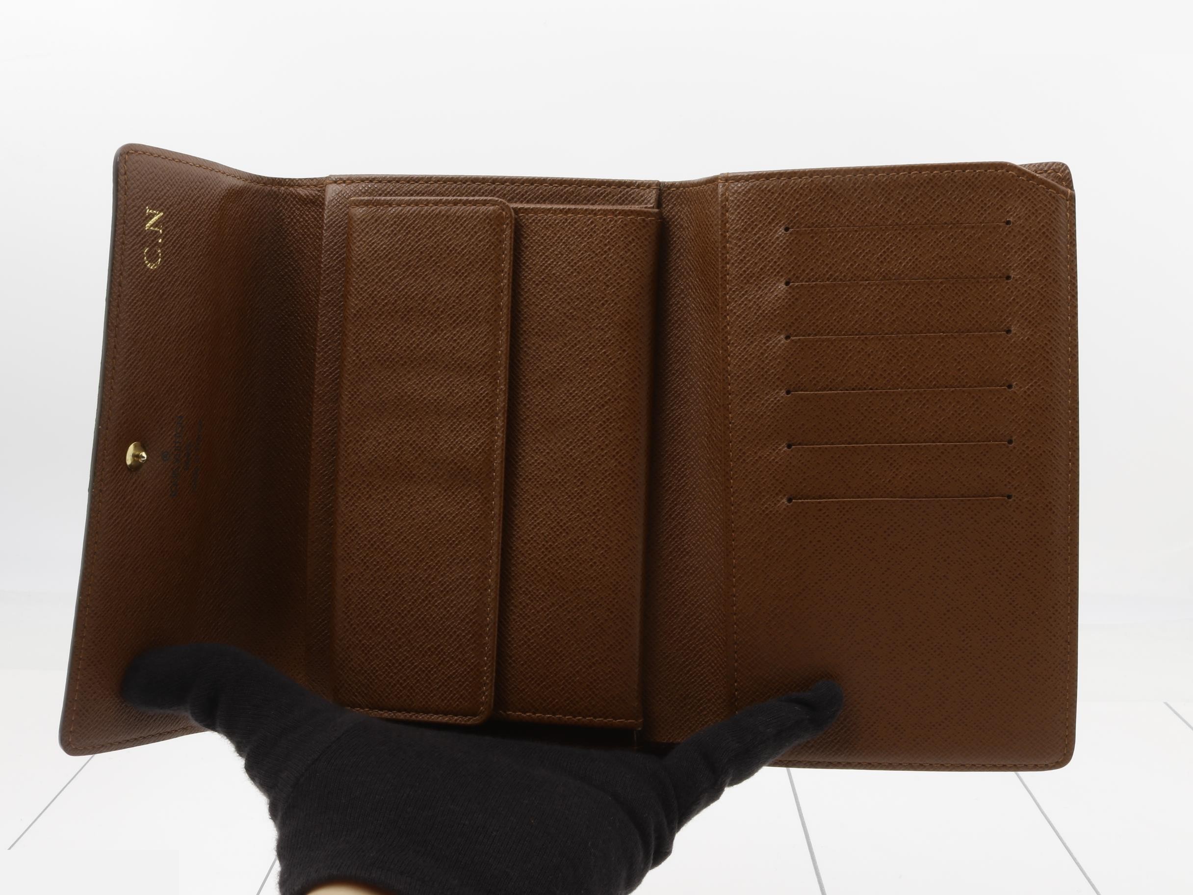 Monogram Portefeuille Tresor Etui Papier Tri-fold Wallet — view 4