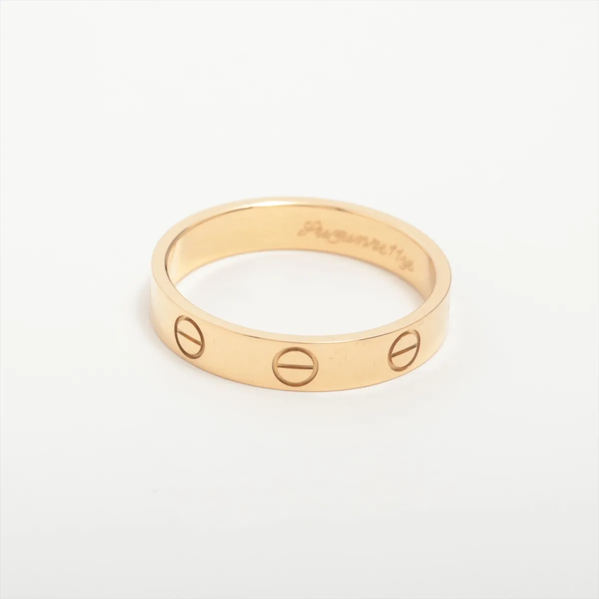 Mini Love Ring 750 (Yellow Gold) 3.4g 54 Initials 363FGJ — view 2