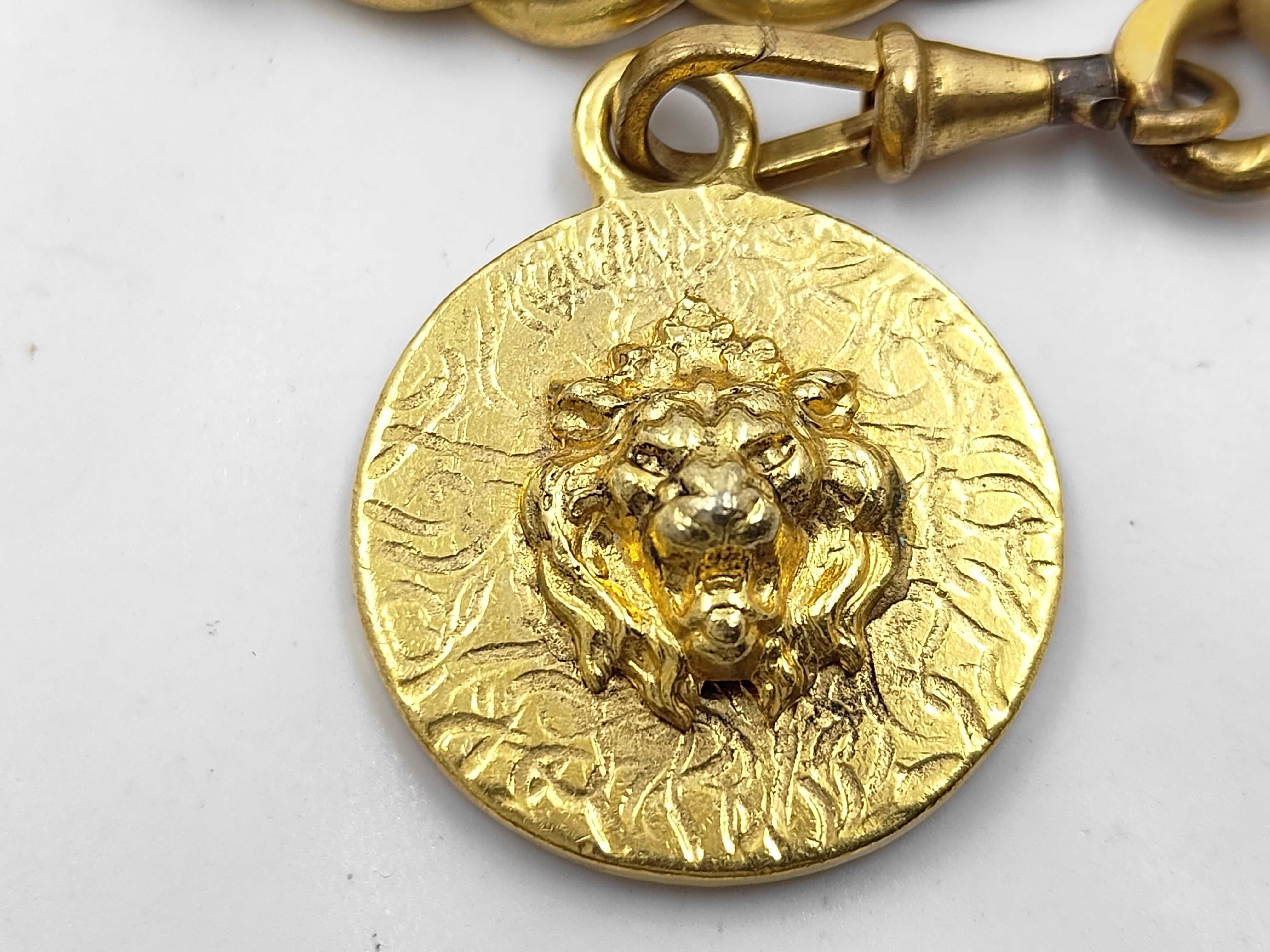belt, circle, Coco Mark, lion, gold belt — view 2