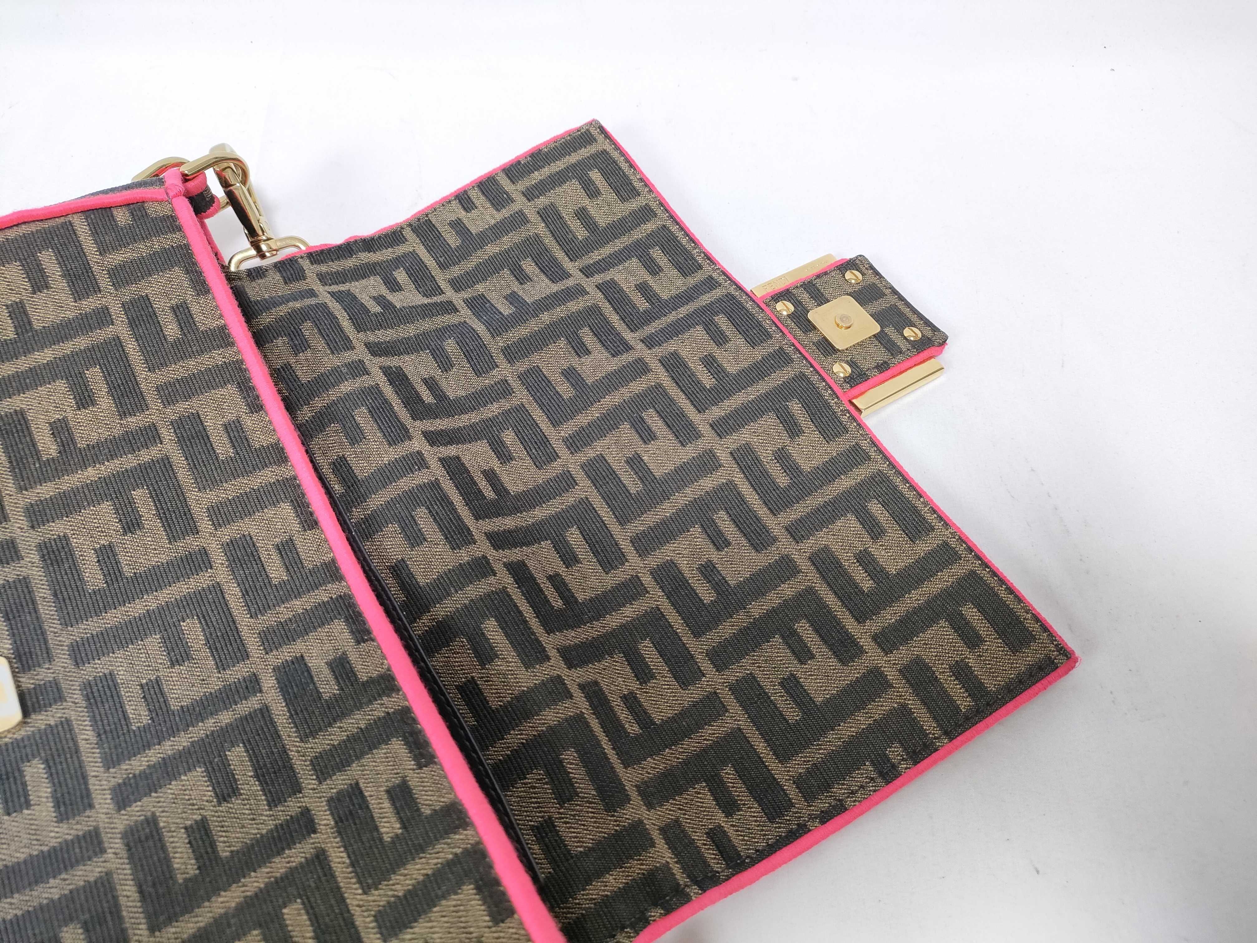 BAG BAGUETTE 8BR600 2 WAY MANMA ZUCCA PINK & Handbag — view 12