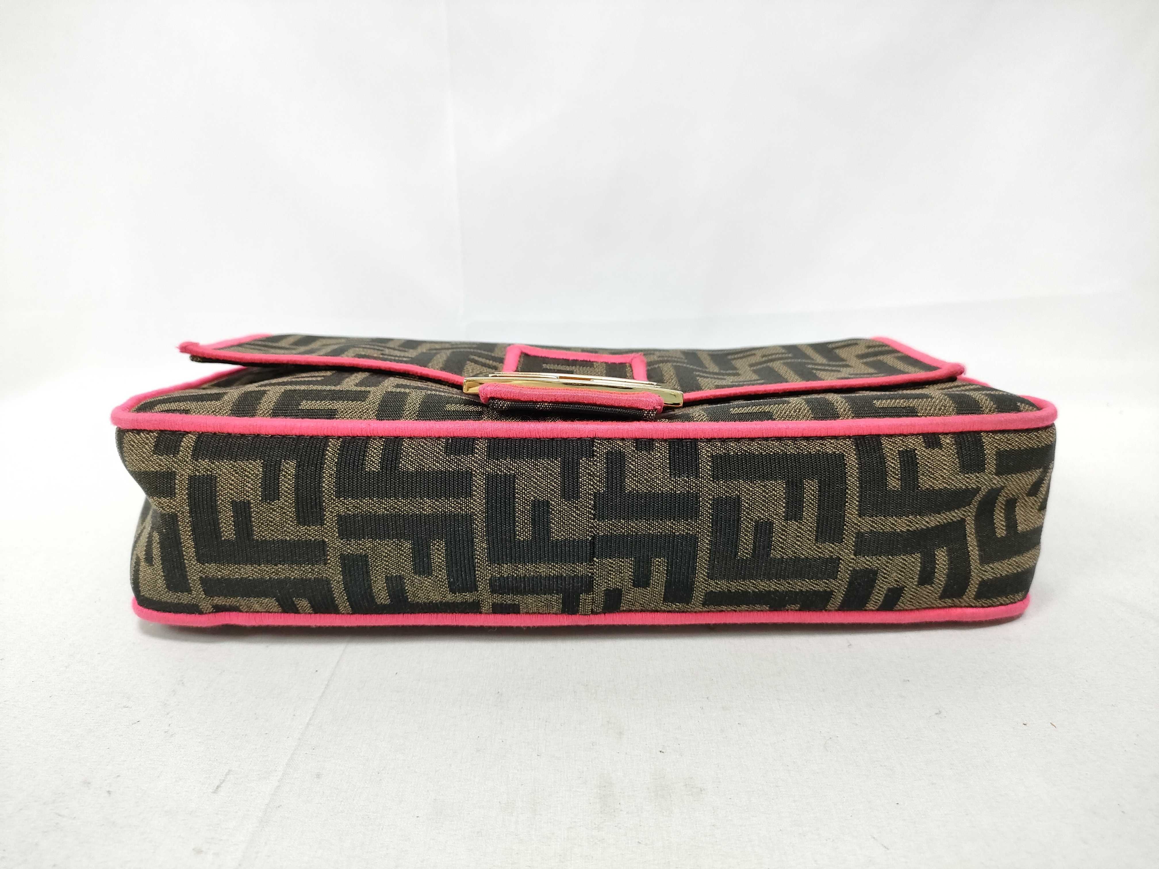 BAG BAGUETTE 8BR600 2 WAY MANMA ZUCCA PINK & Handbag — view 3