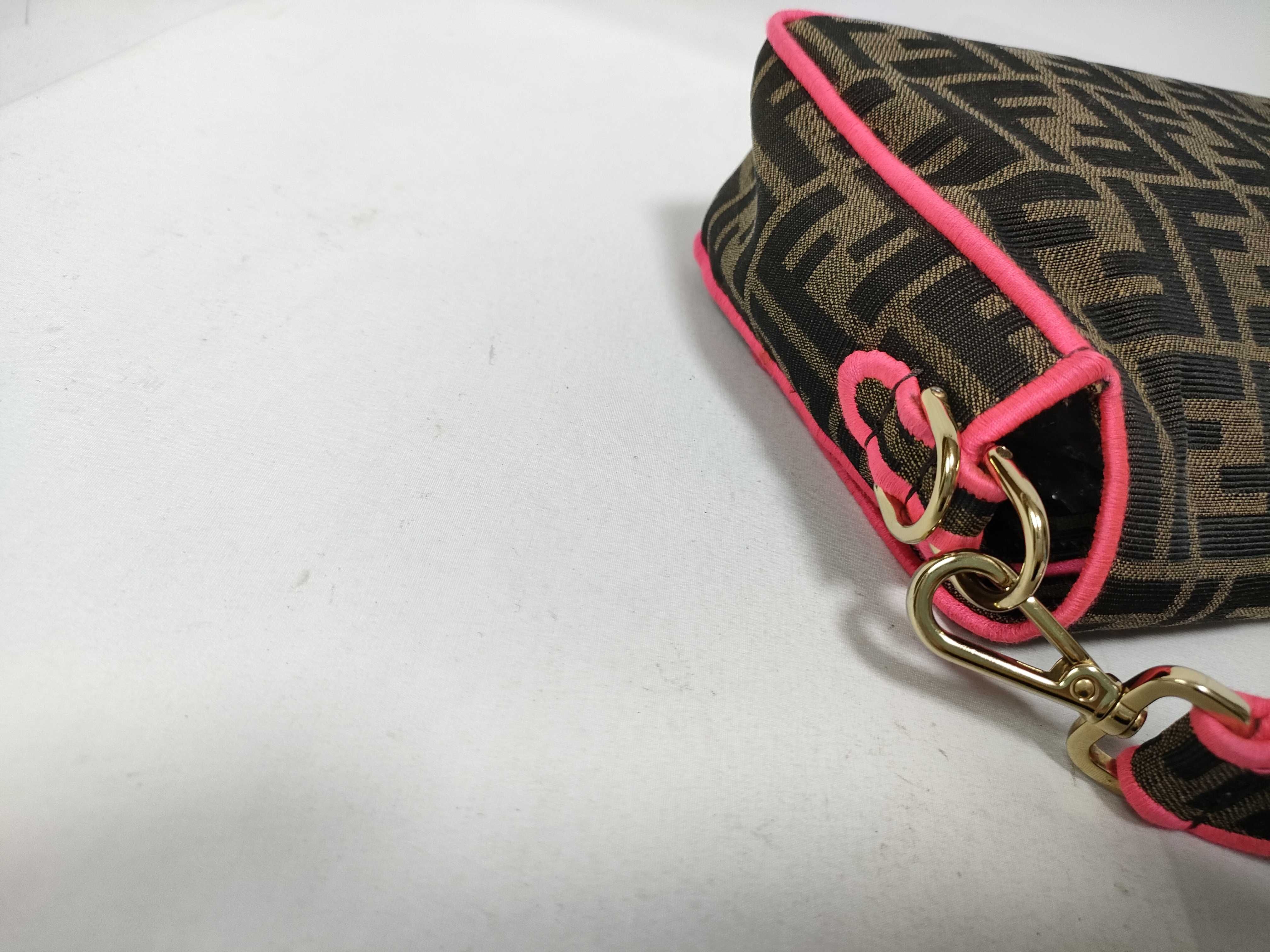 BAG BAGUETTE 8BR600 2 WAY MANMA ZUCCA PINK & Handbag — view 8