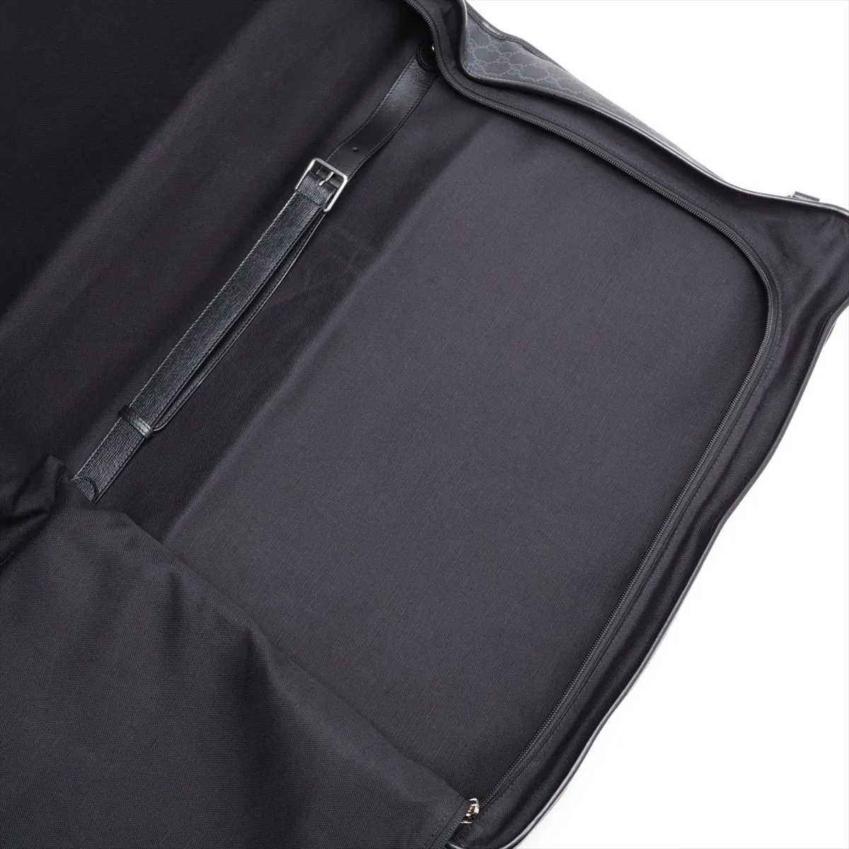 GG Supreme PVC x Leather 2-Way Handbag, Black, 703484, Includes 2 Hangers — view 8