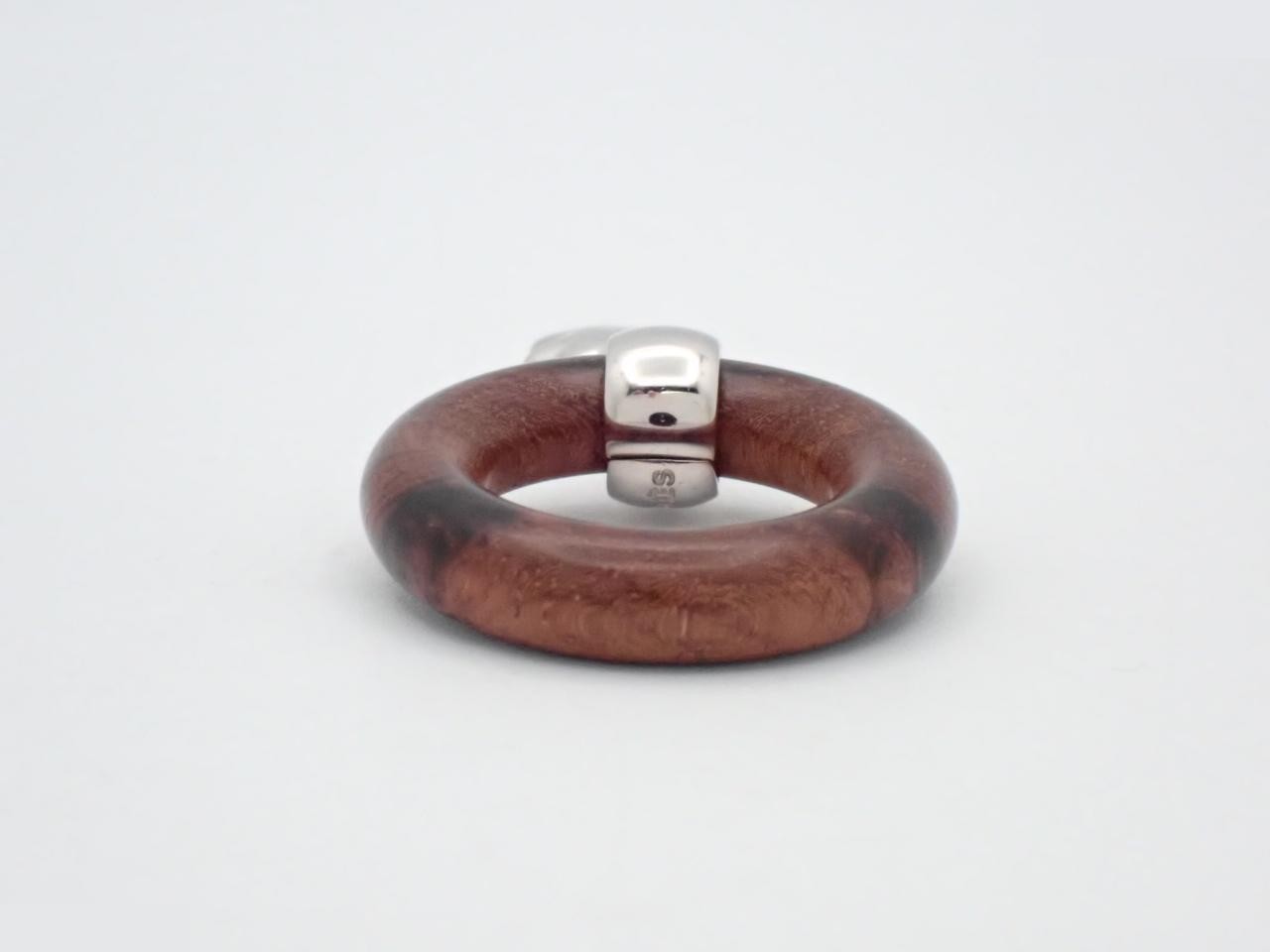 Wood Scarf Ring and other accessories — view 2