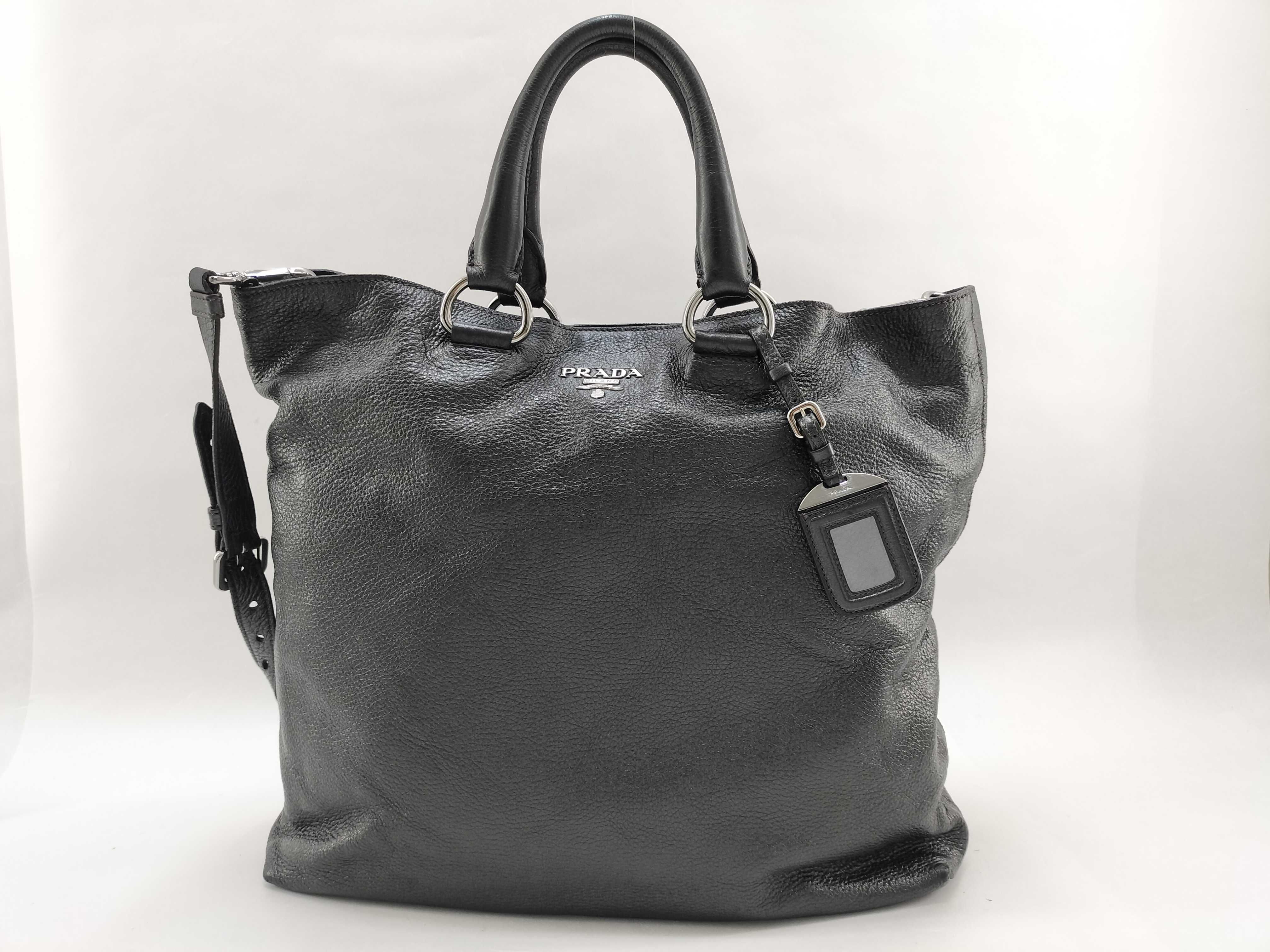 Vuttero Daino Leather Tote Bag Shoulder Bag Serial Tote Bag