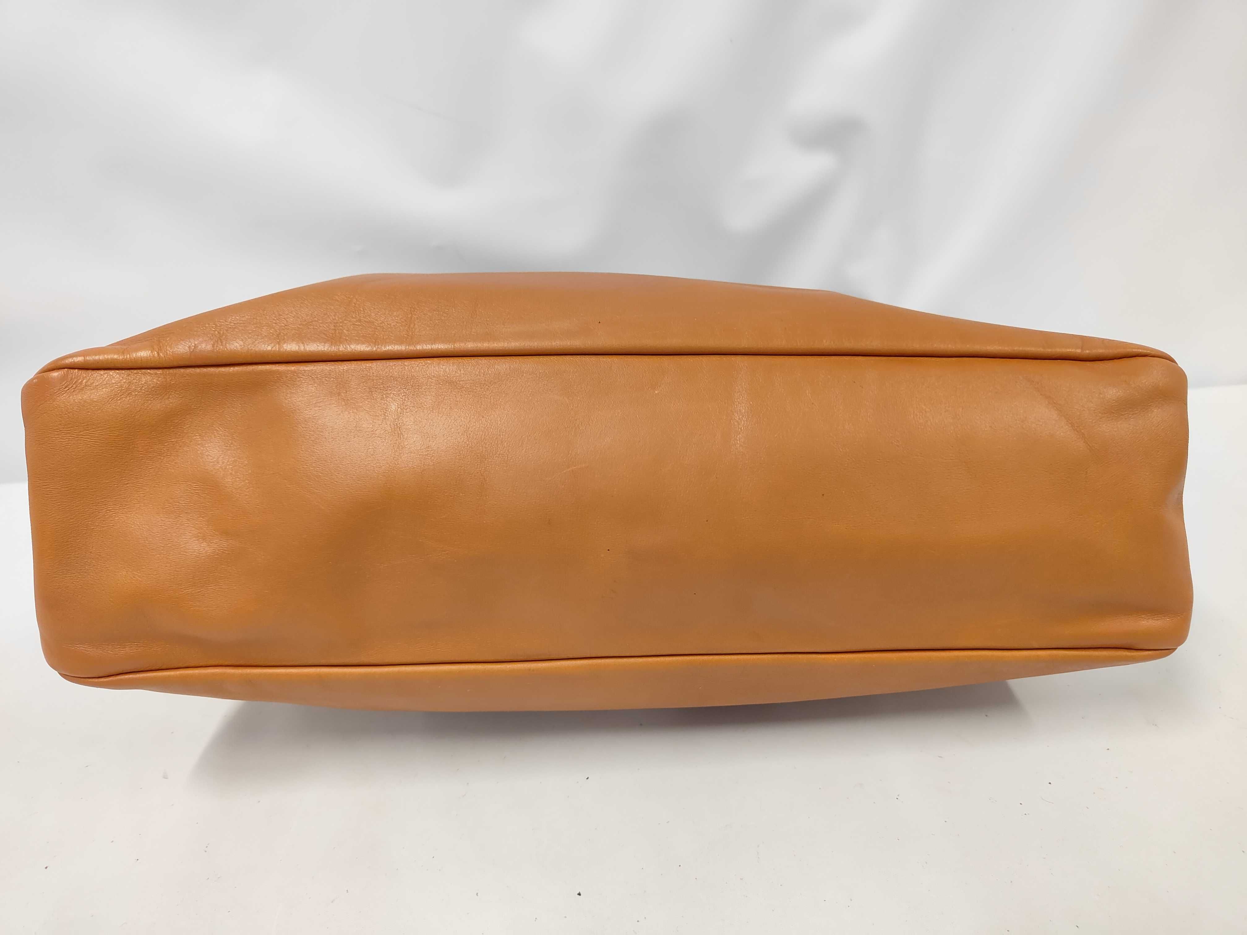 Horsebit Shoulder Bag, Leather, Camel, 115867 (Shoulder Bag) — view 3