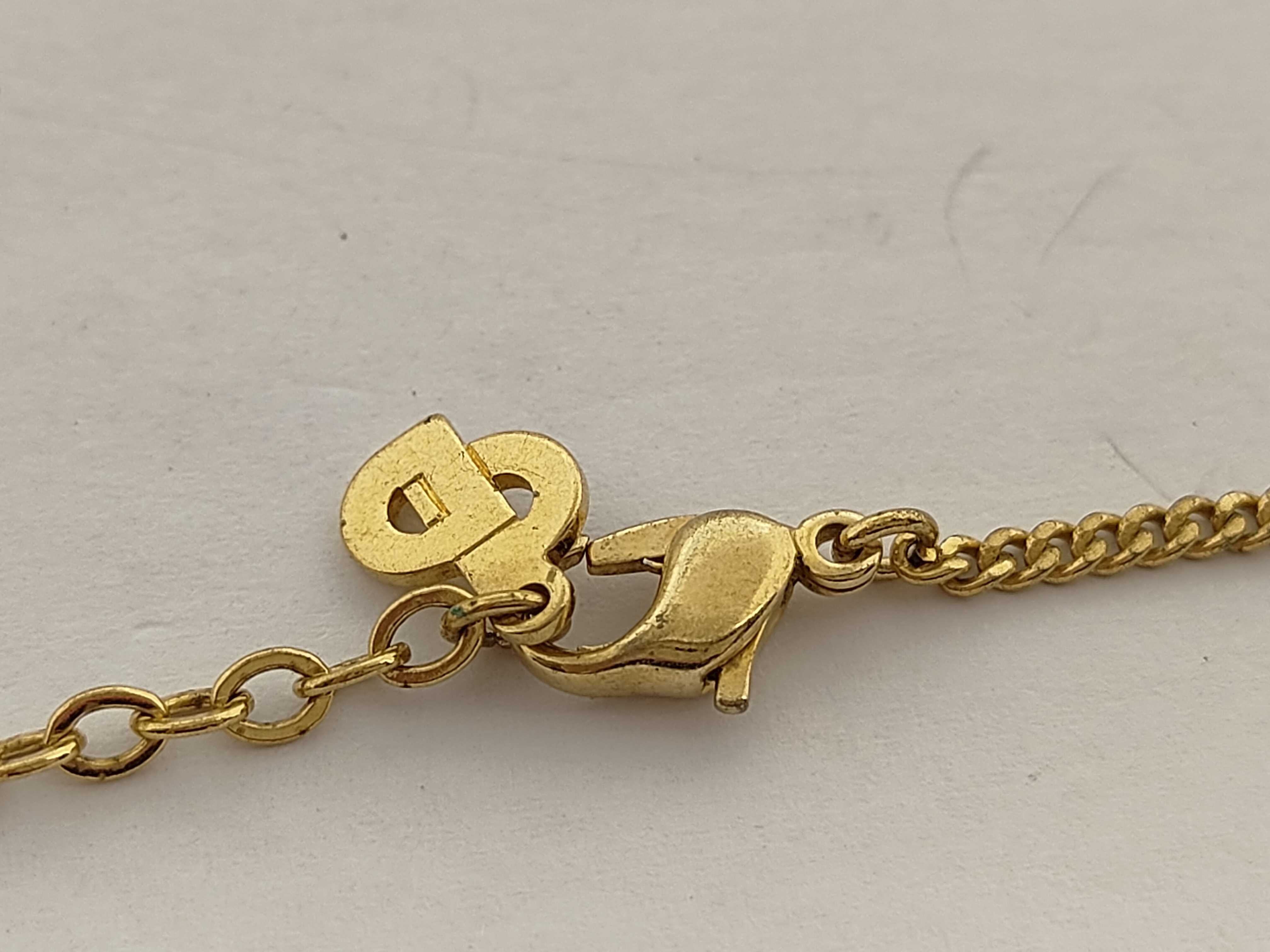 Rhinestone Gold Necklace — view 7