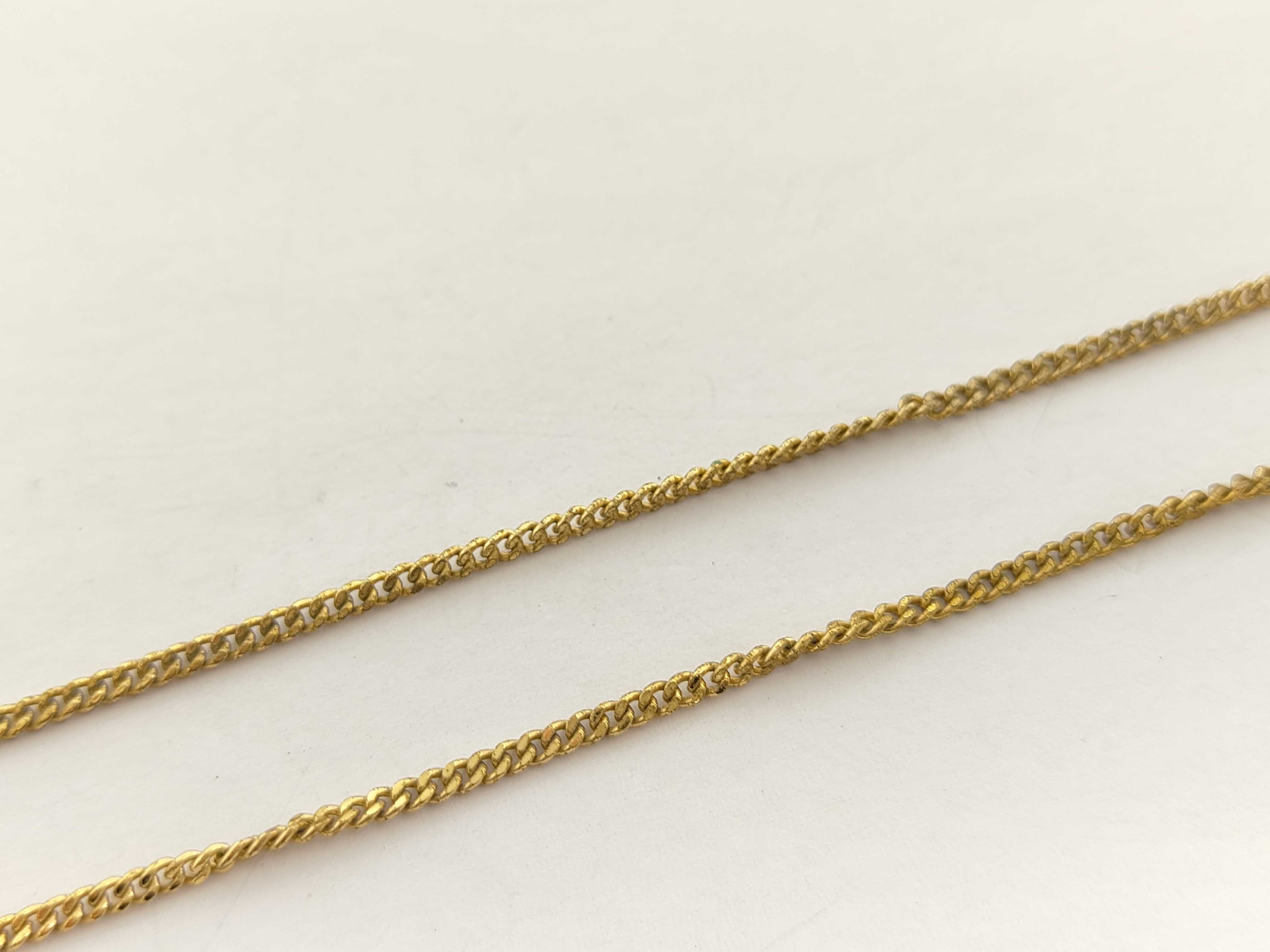 Rhinestone Gold Necklace — view 9