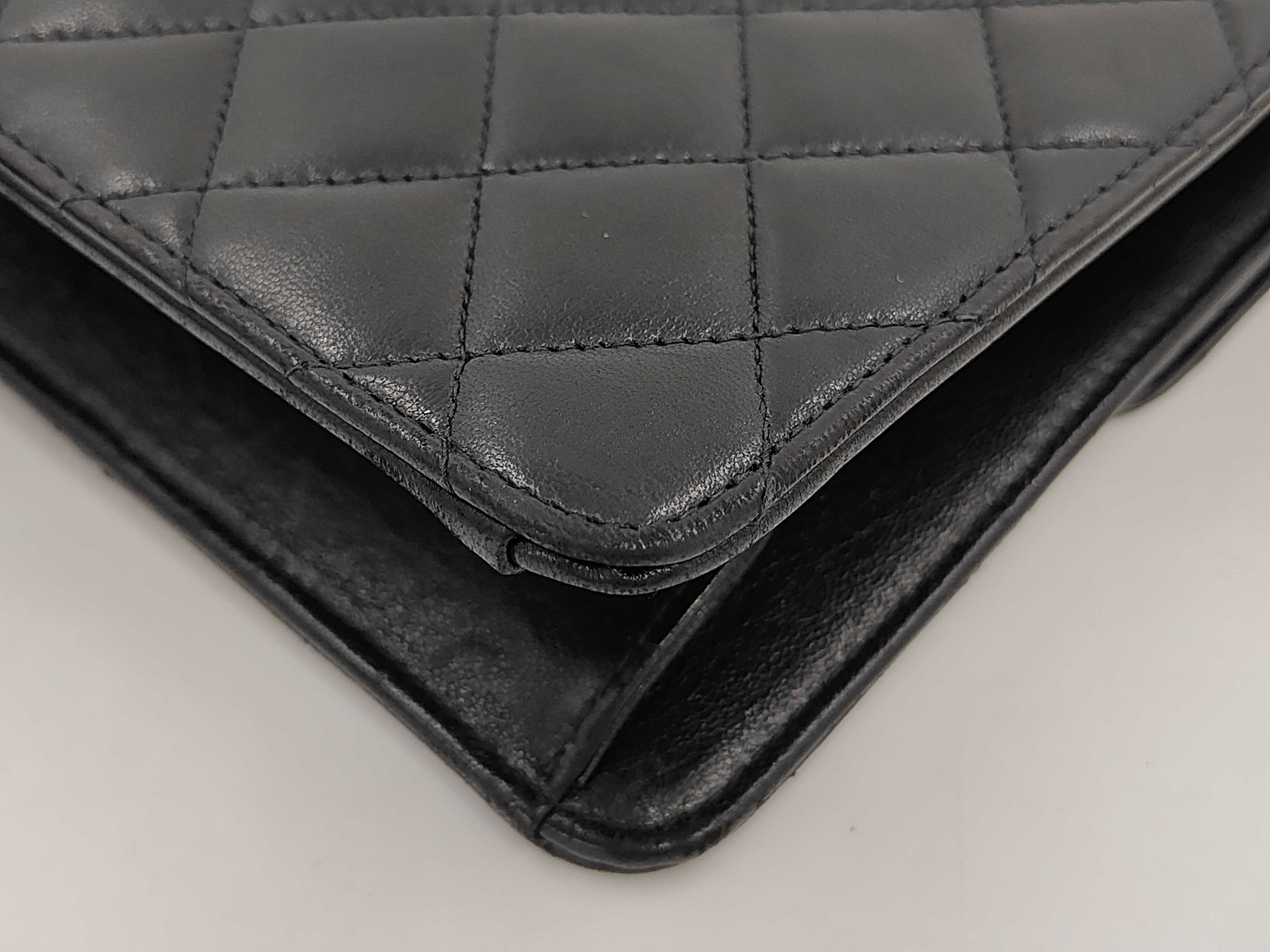 Matelassé Shoulder Bag, Black — view 3