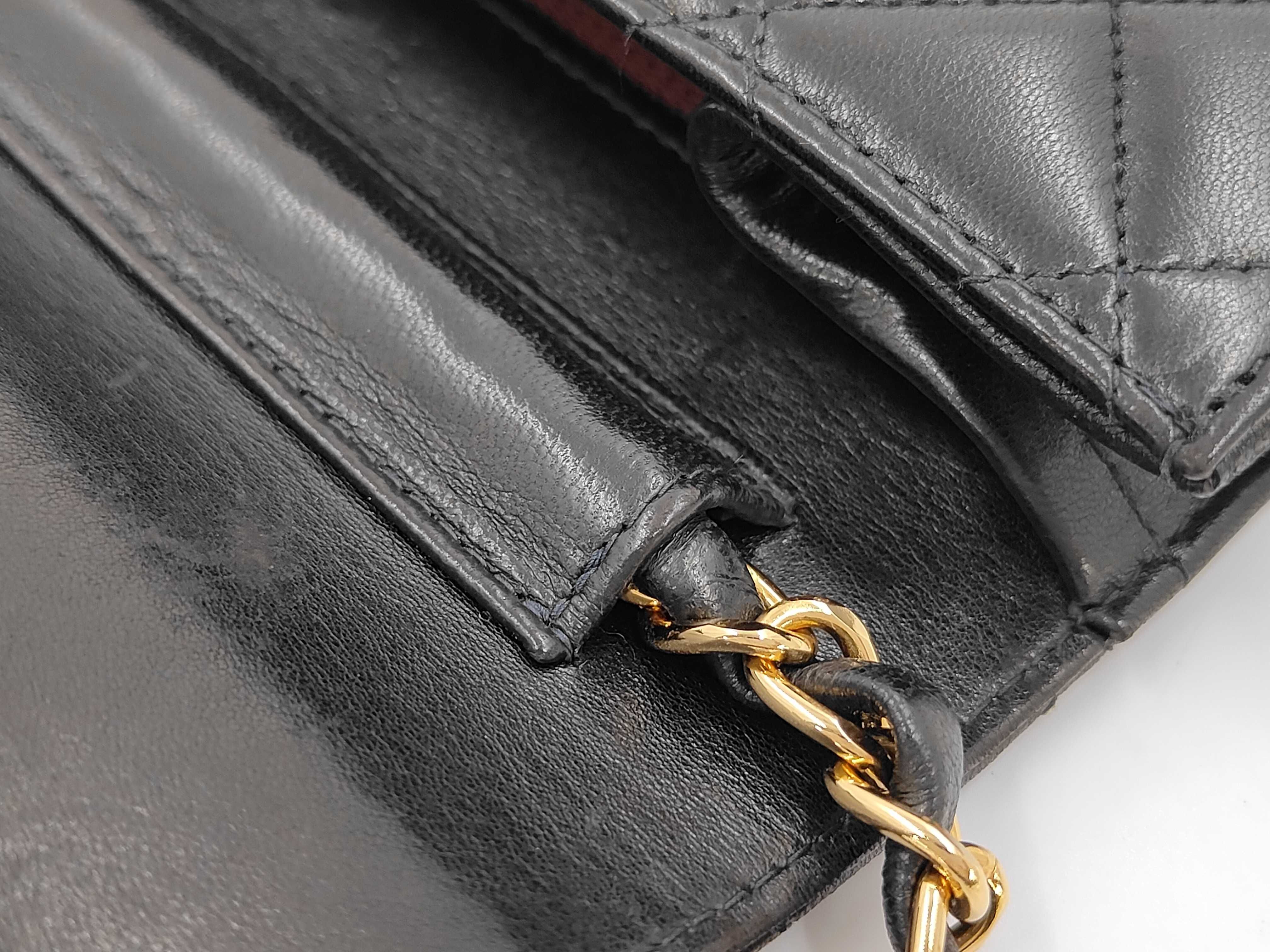 Matelassé Shoulder Bag, Black — view 6