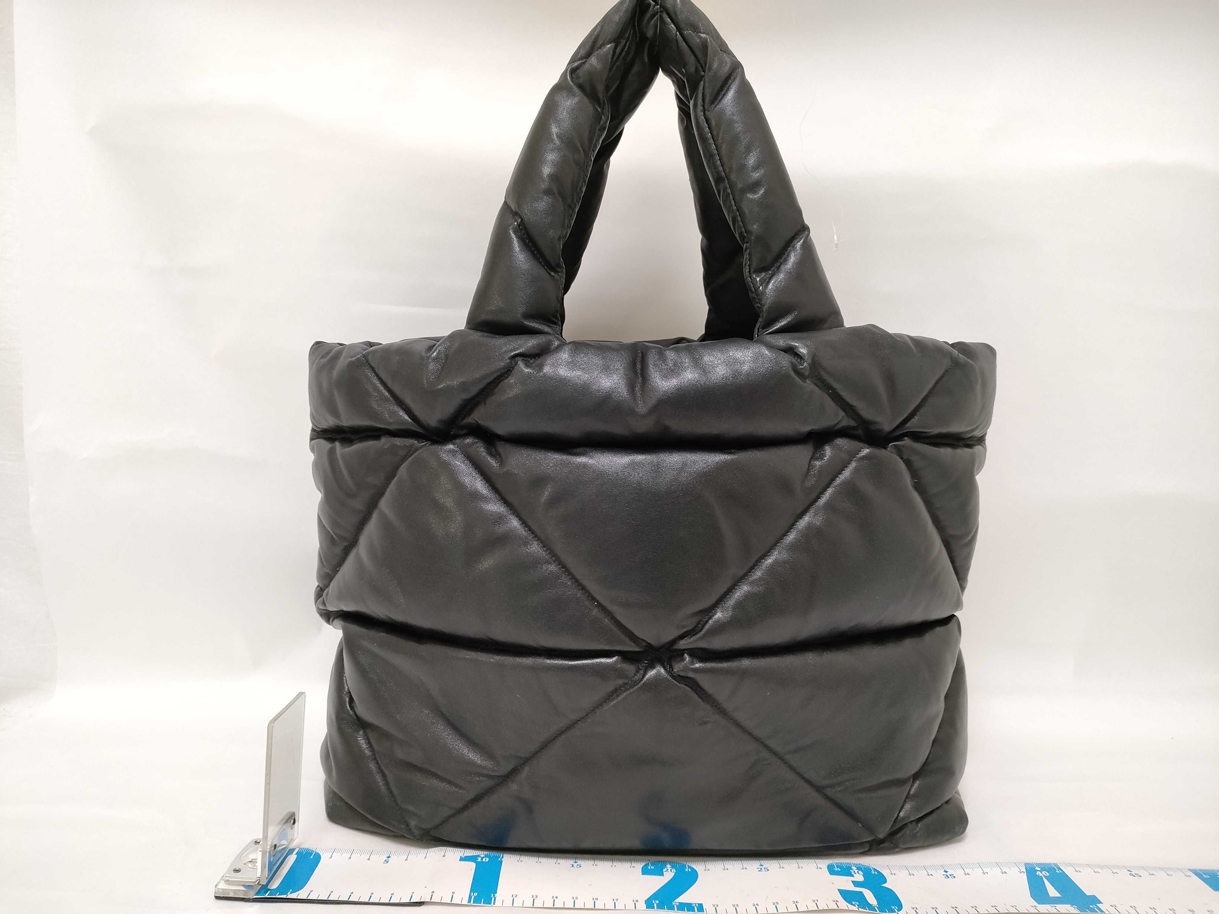 Padded Nappa Leather Tote Bag — view 2