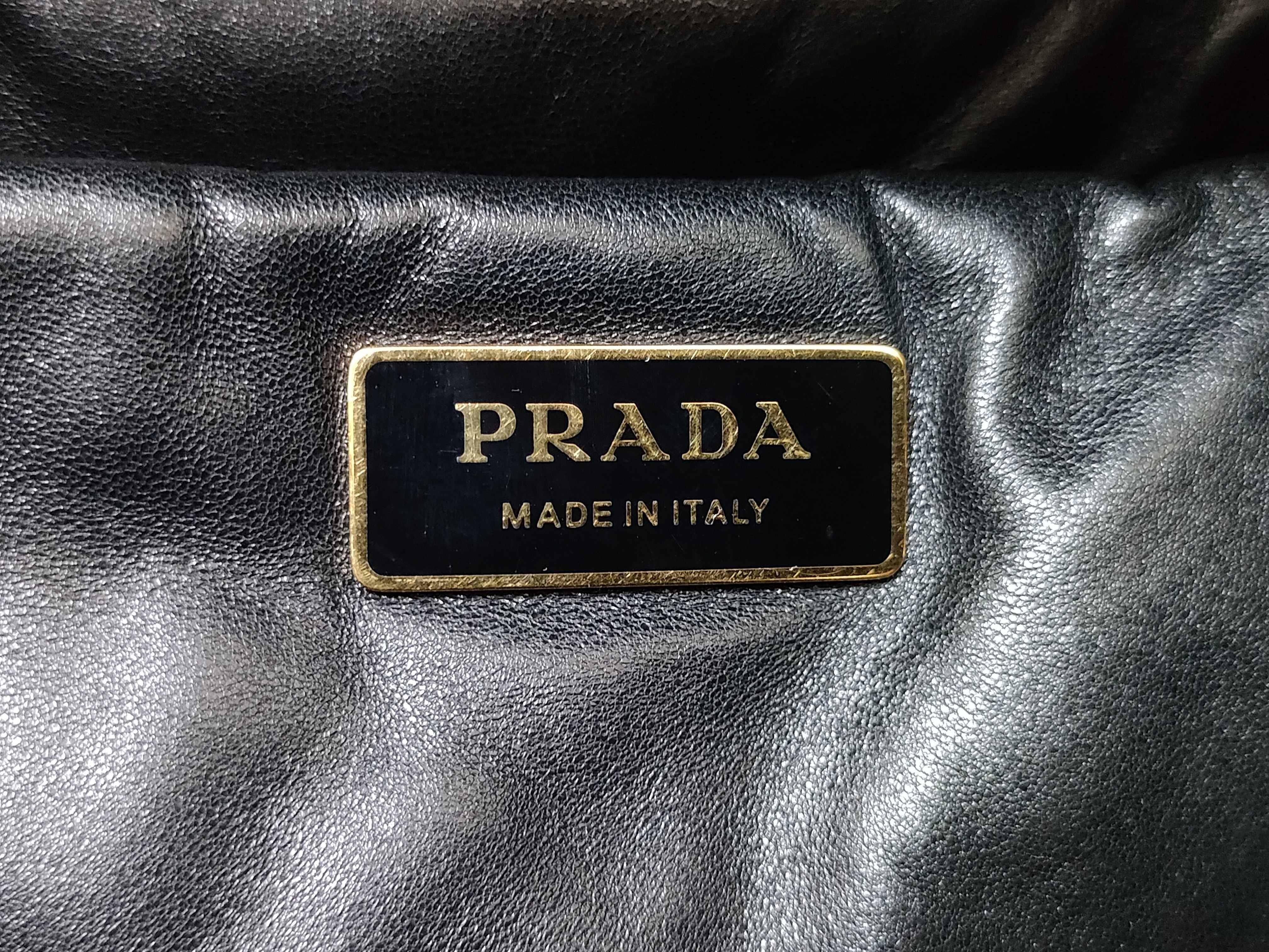 Padded Nappa Leather Tote Bag — view 12