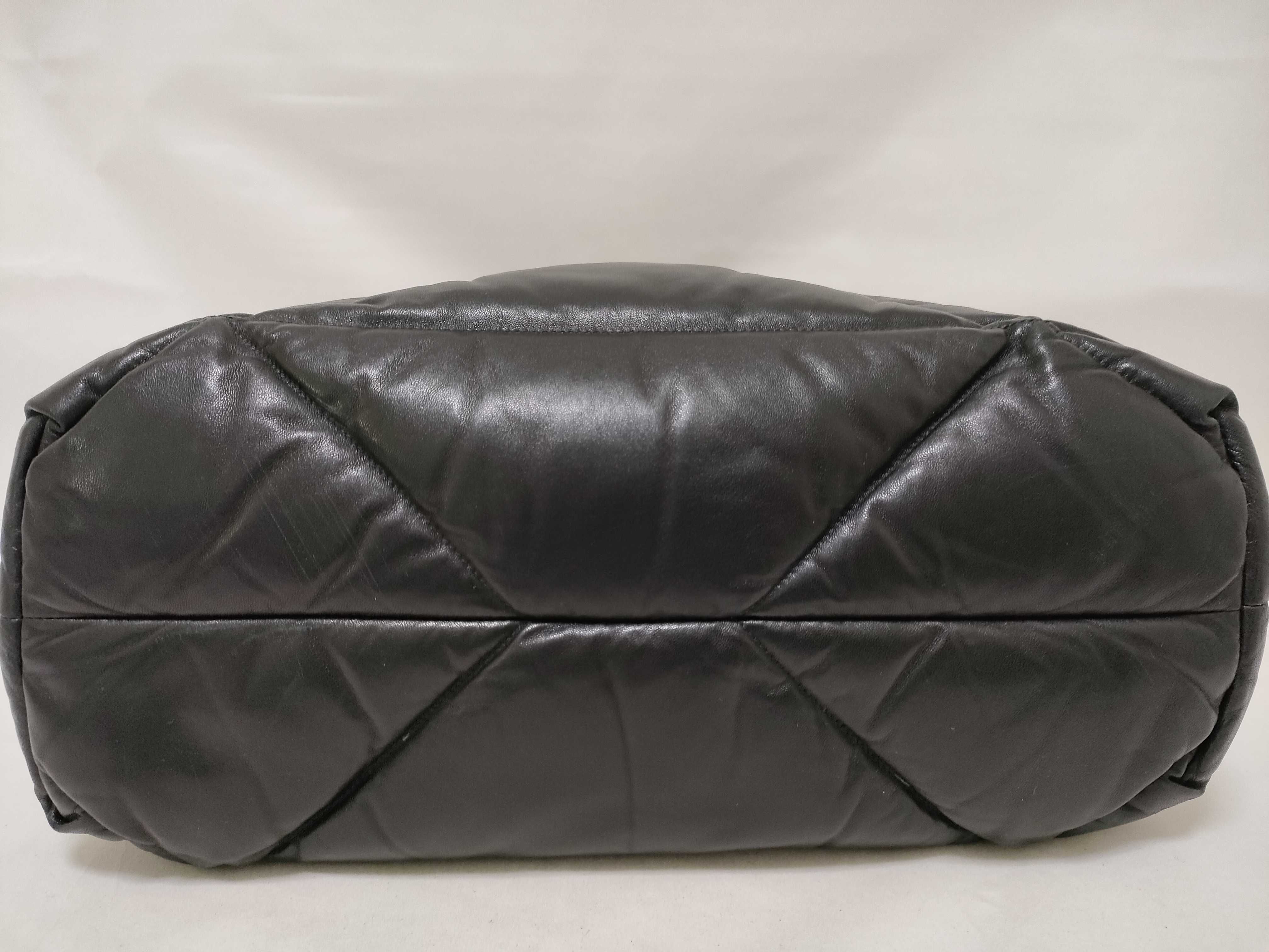Padded Nappa Leather Tote Bag — view 7