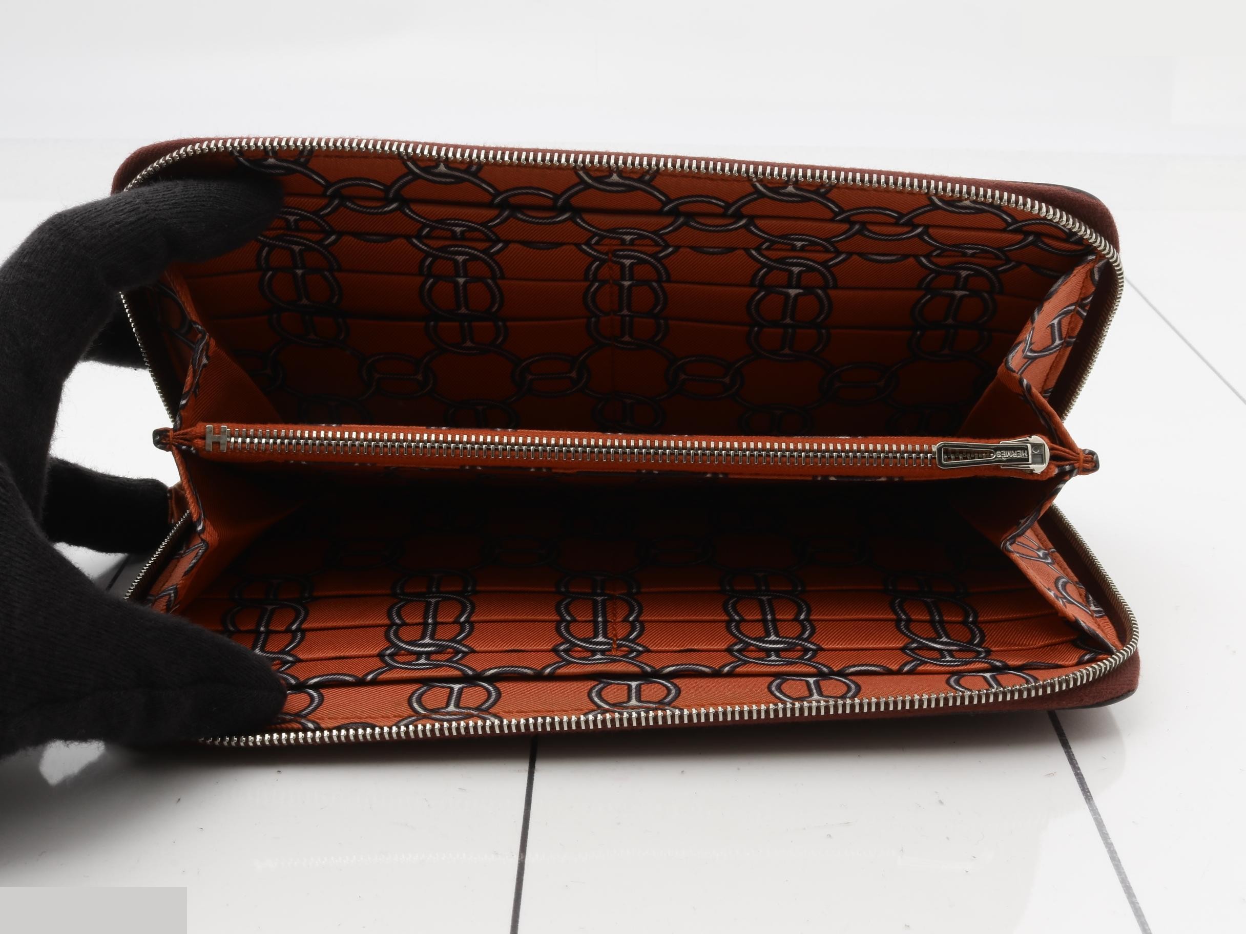 Azap Long Silk In Round Zipper Long Wallet Q — view 4
