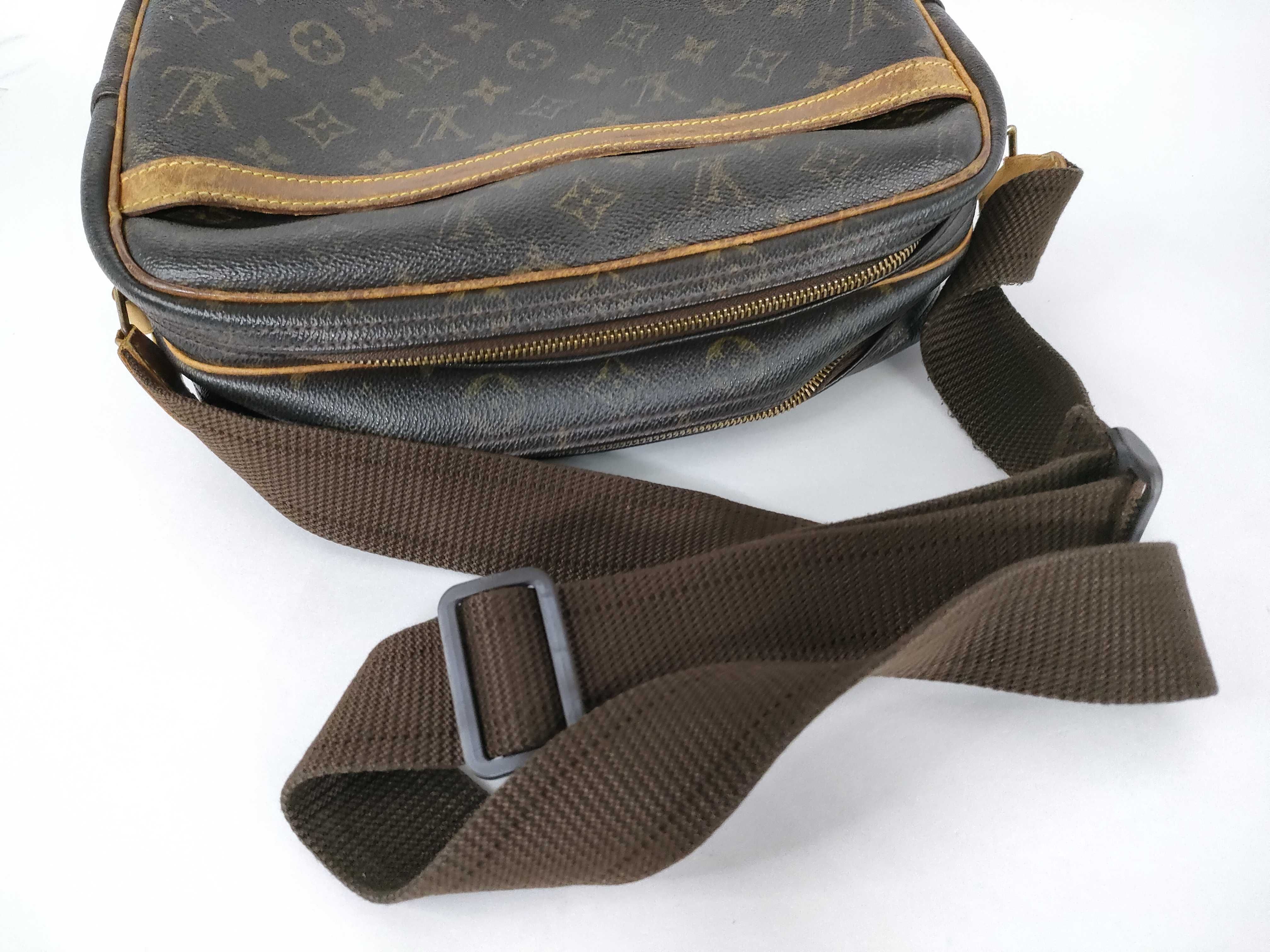 Monogram Louis Vuitton Monogram Reporter PM M45254 Brown Shoulder Bag — view 3