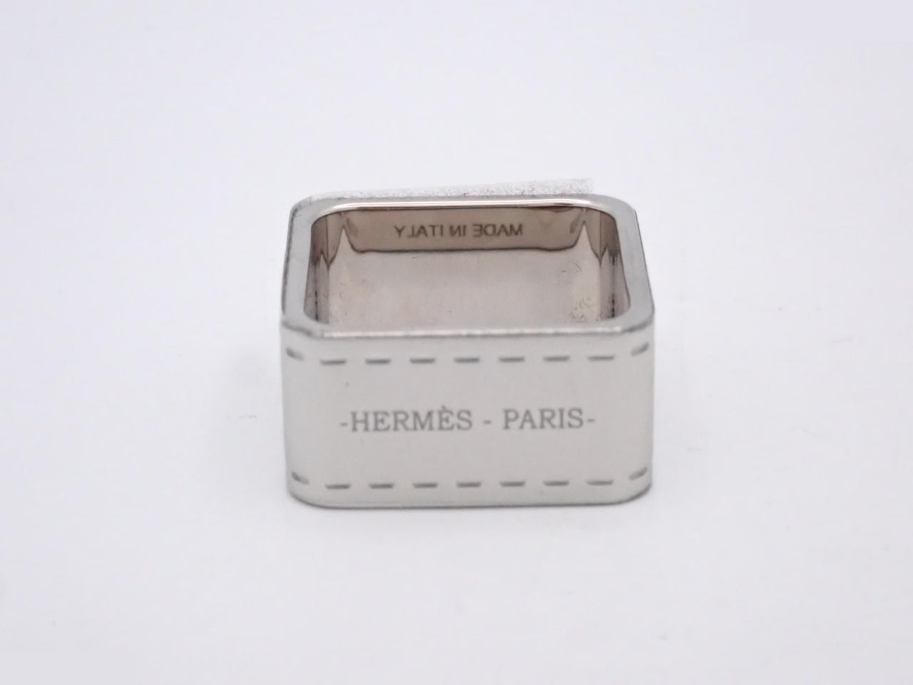 Bolduc Scarf Ring, Silver Color — view 2
