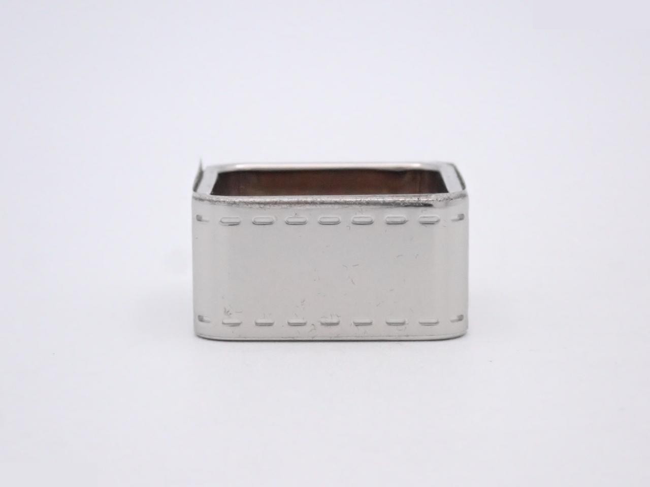 Bolduc Scarf Ring, Silver Color — view 3