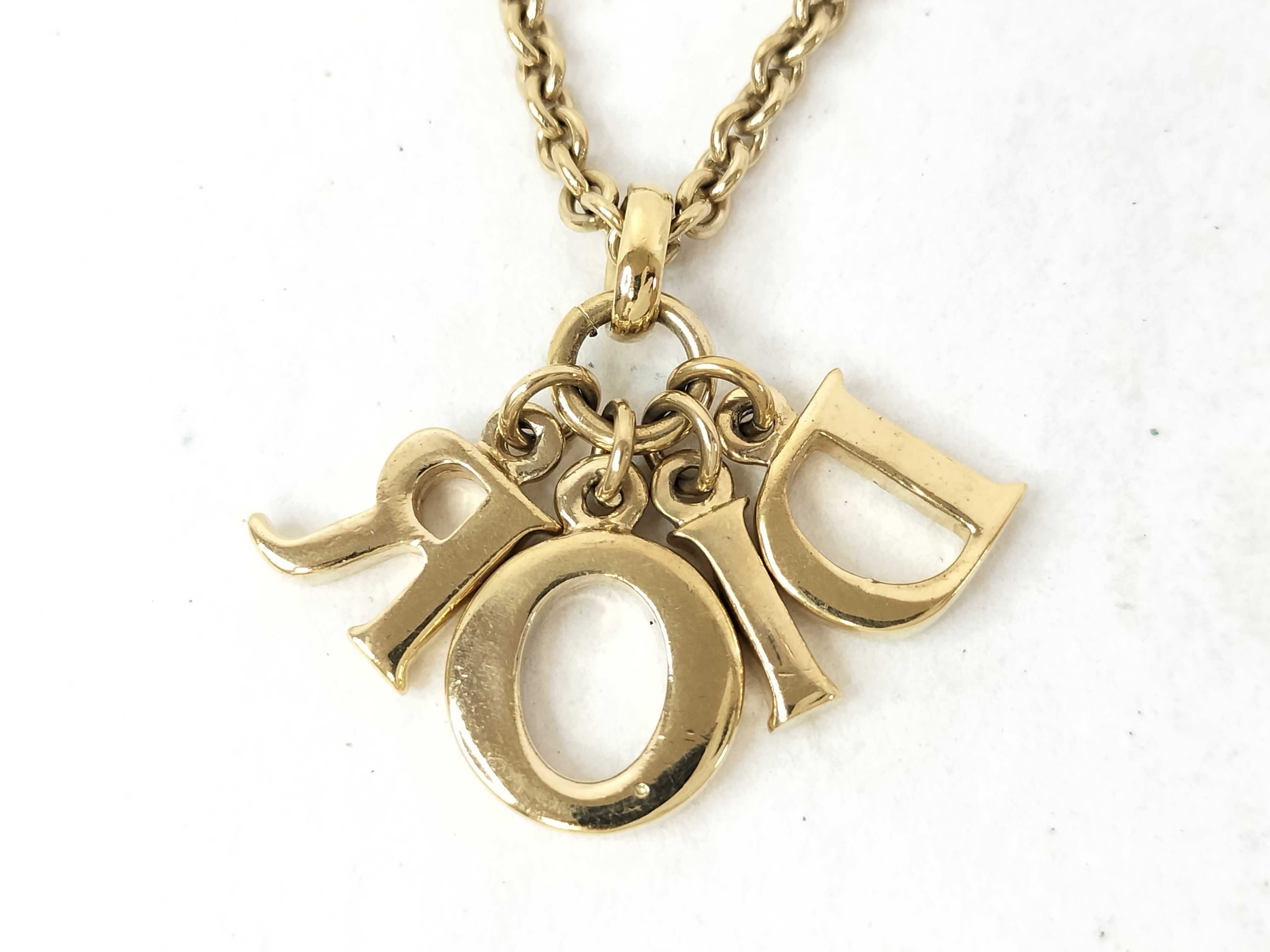 Gold Logo Necklace — view 5