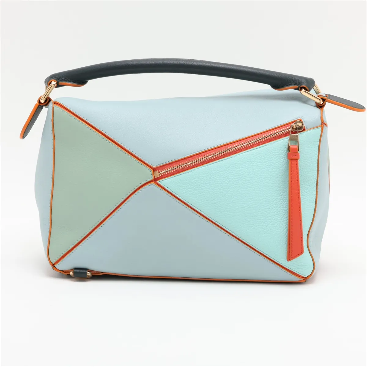 Puzzle Medium Leather 2-Way Shoulder Bag, Multicolor — view 2