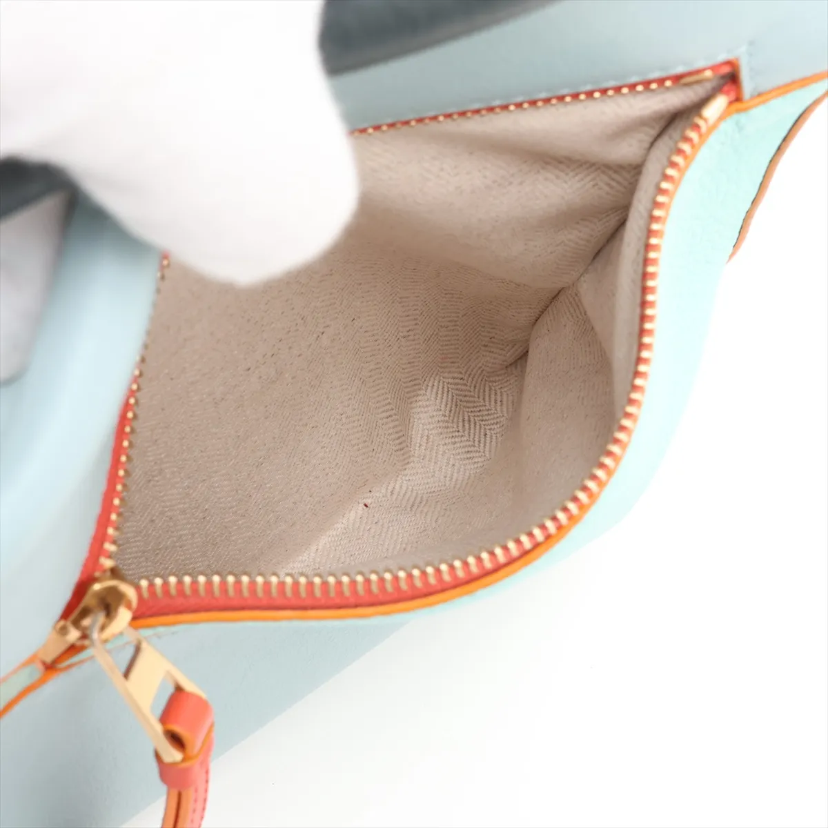Puzzle Medium Leather 2-Way Shoulder Bag, Multicolor — view 10