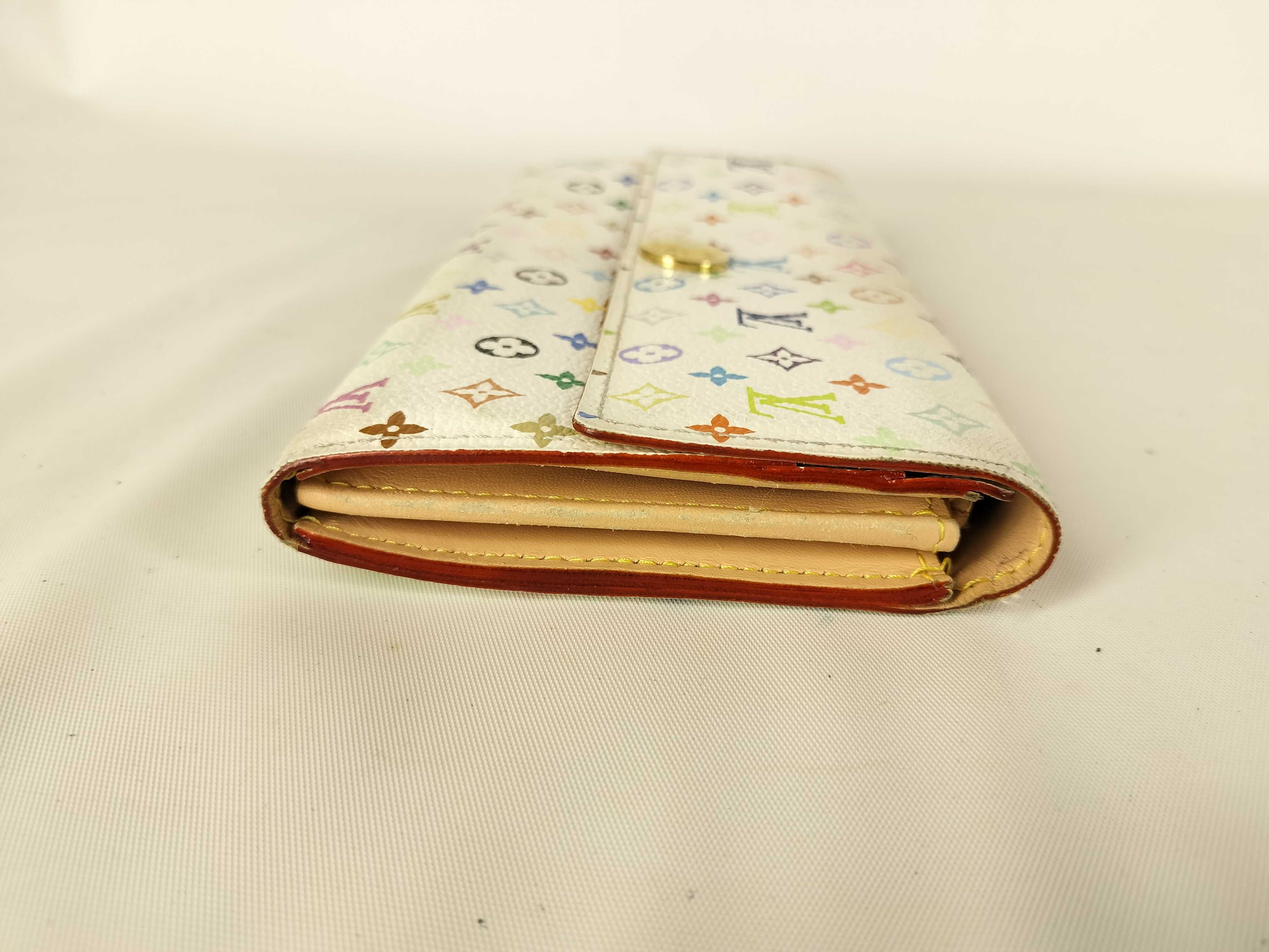 Monogram Multicolor M93532 Portefeuille Sarah Blanc Wallet — view 3
