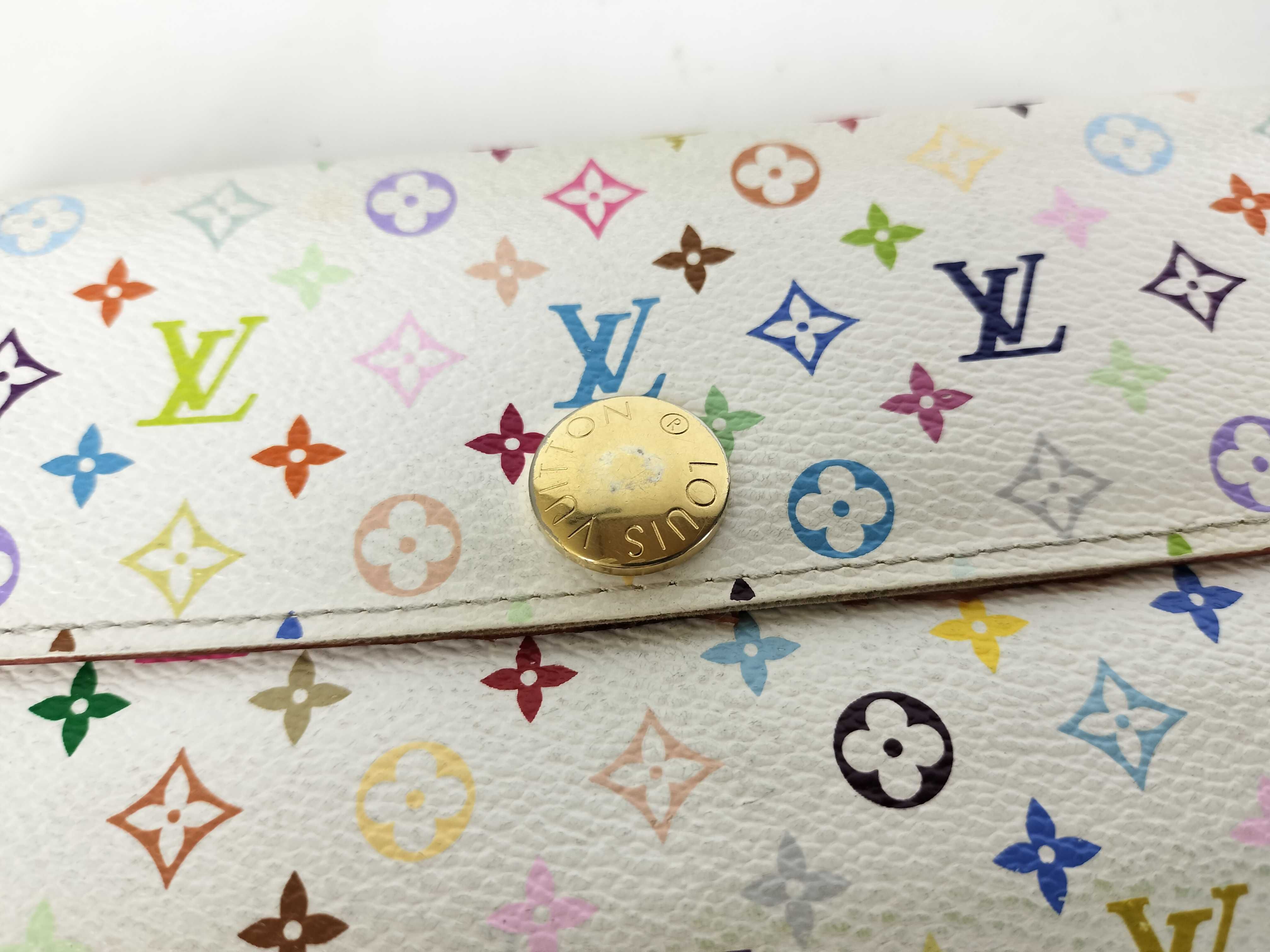 Monogram Multicolor M93532 Portefeuille Sarah Blanc Wallet — view 5