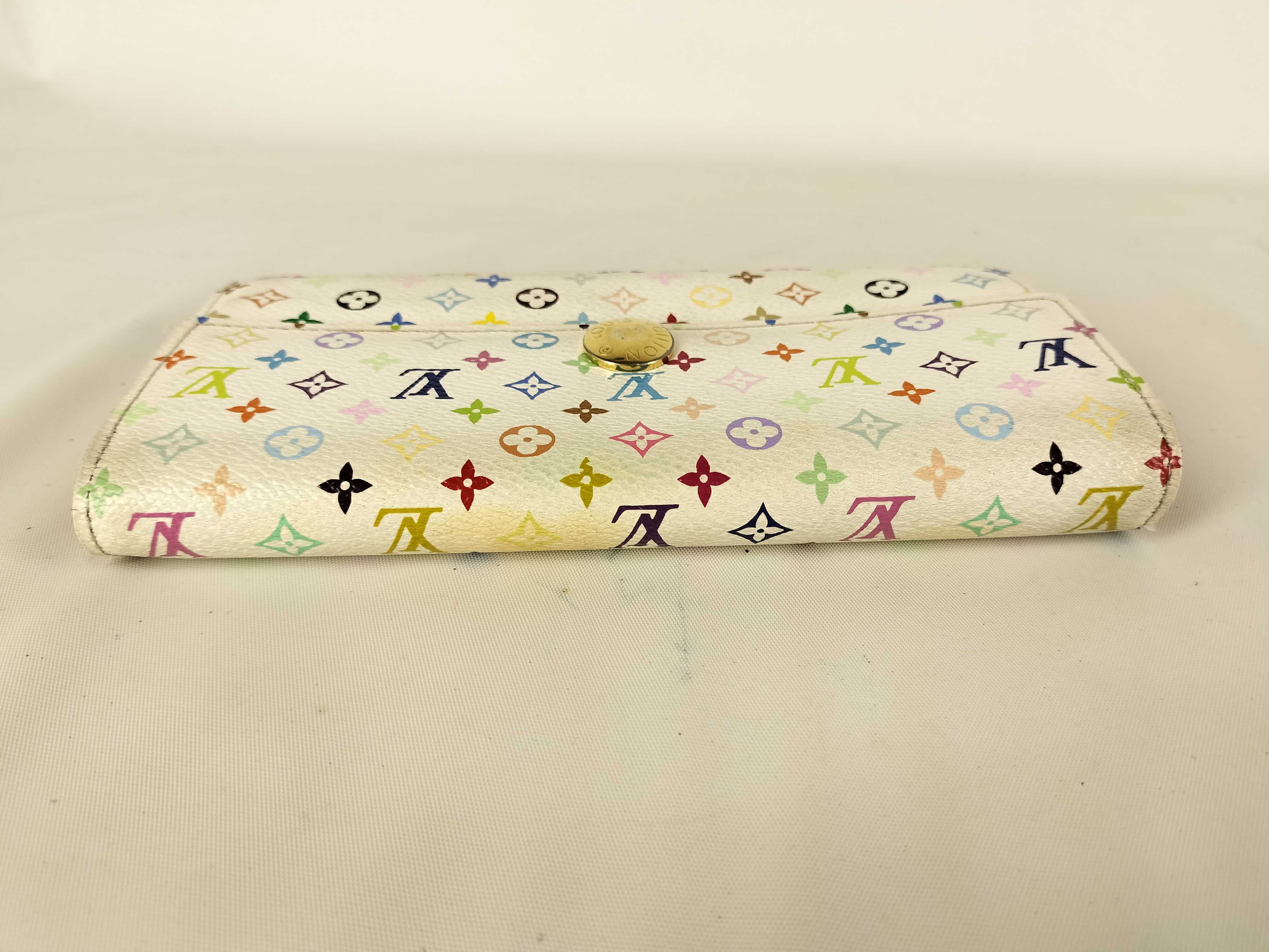 Monogram Multicolor M93532 Portefeuille Sarah Blanc Wallet — view 6