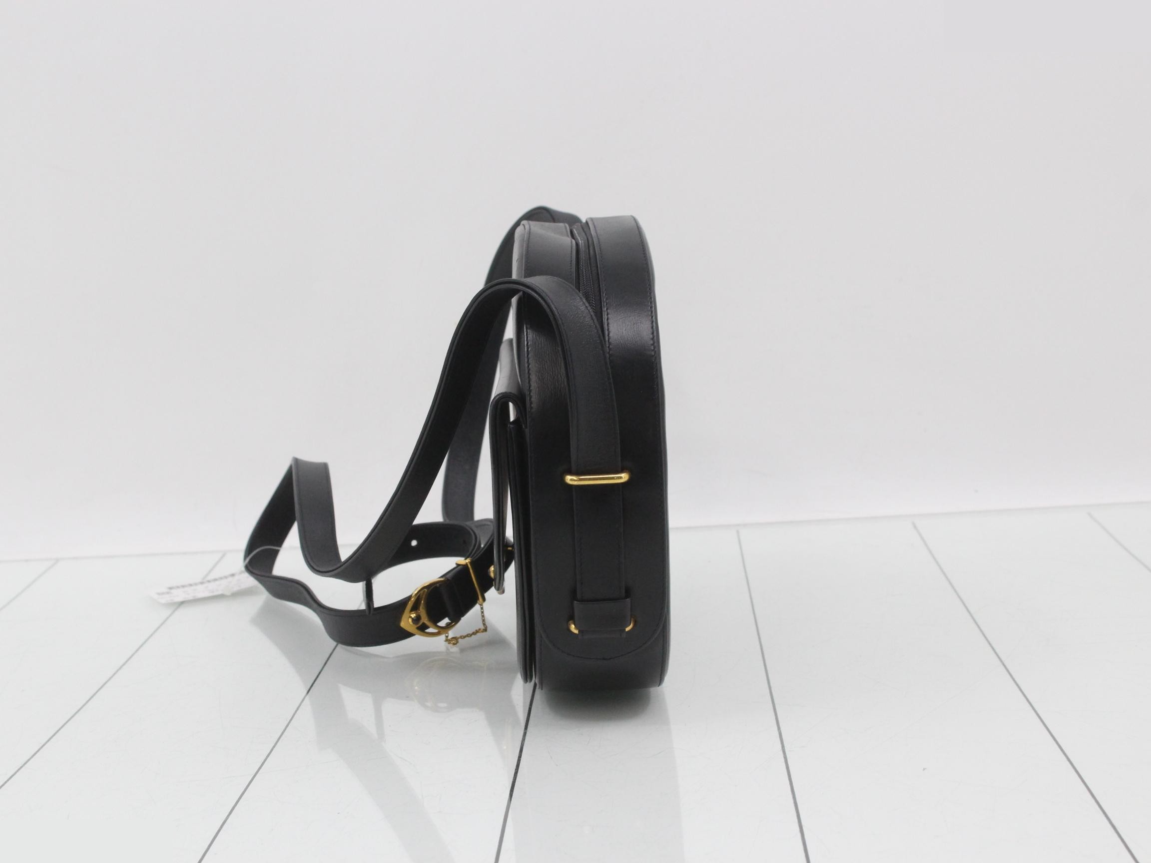 Sapphire Line Crossbody Bag, Dark Navy, GP Hardware — view 3