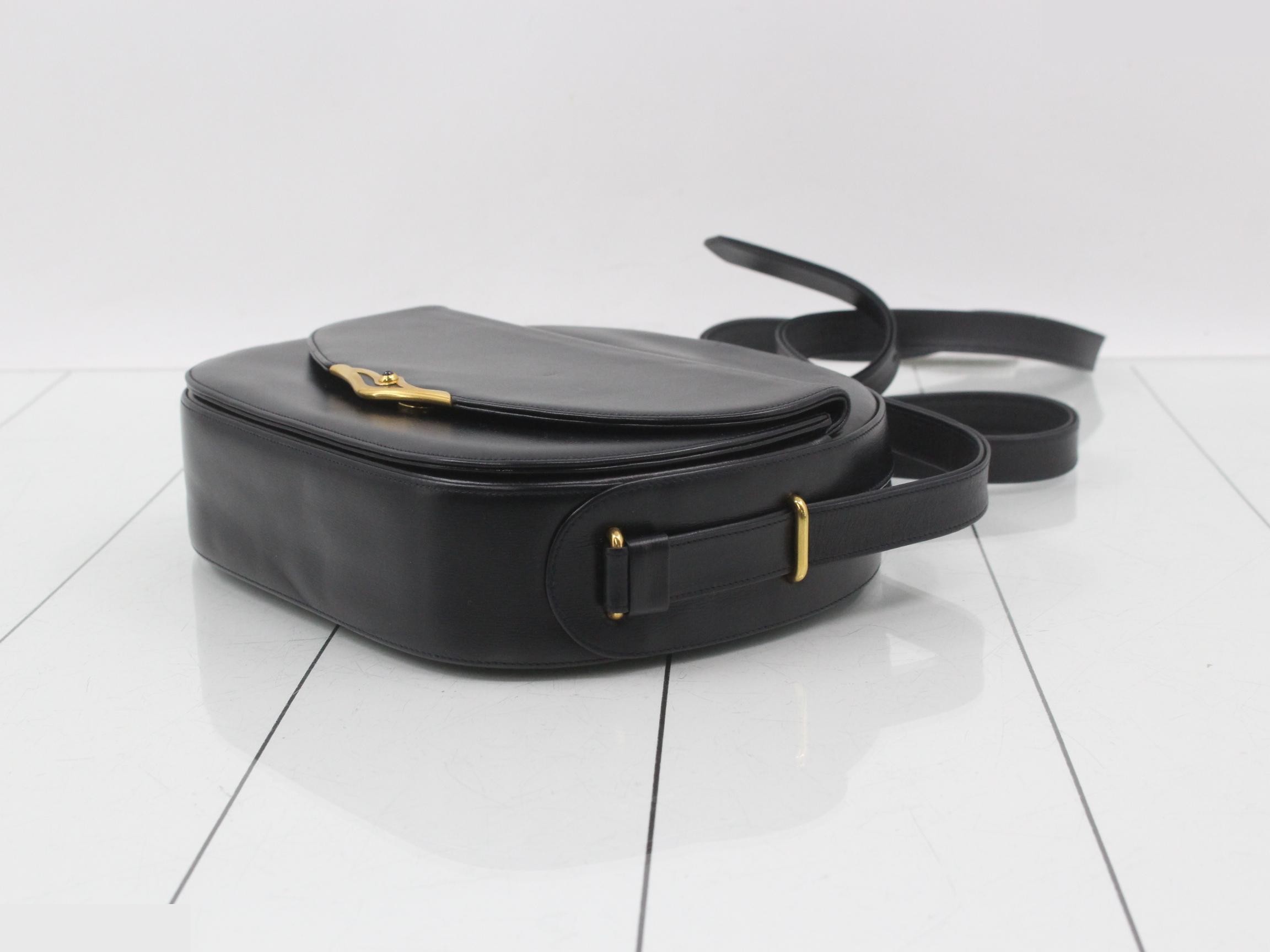 Sapphire Line Crossbody Bag, Dark Navy, GP Hardware — view 6
