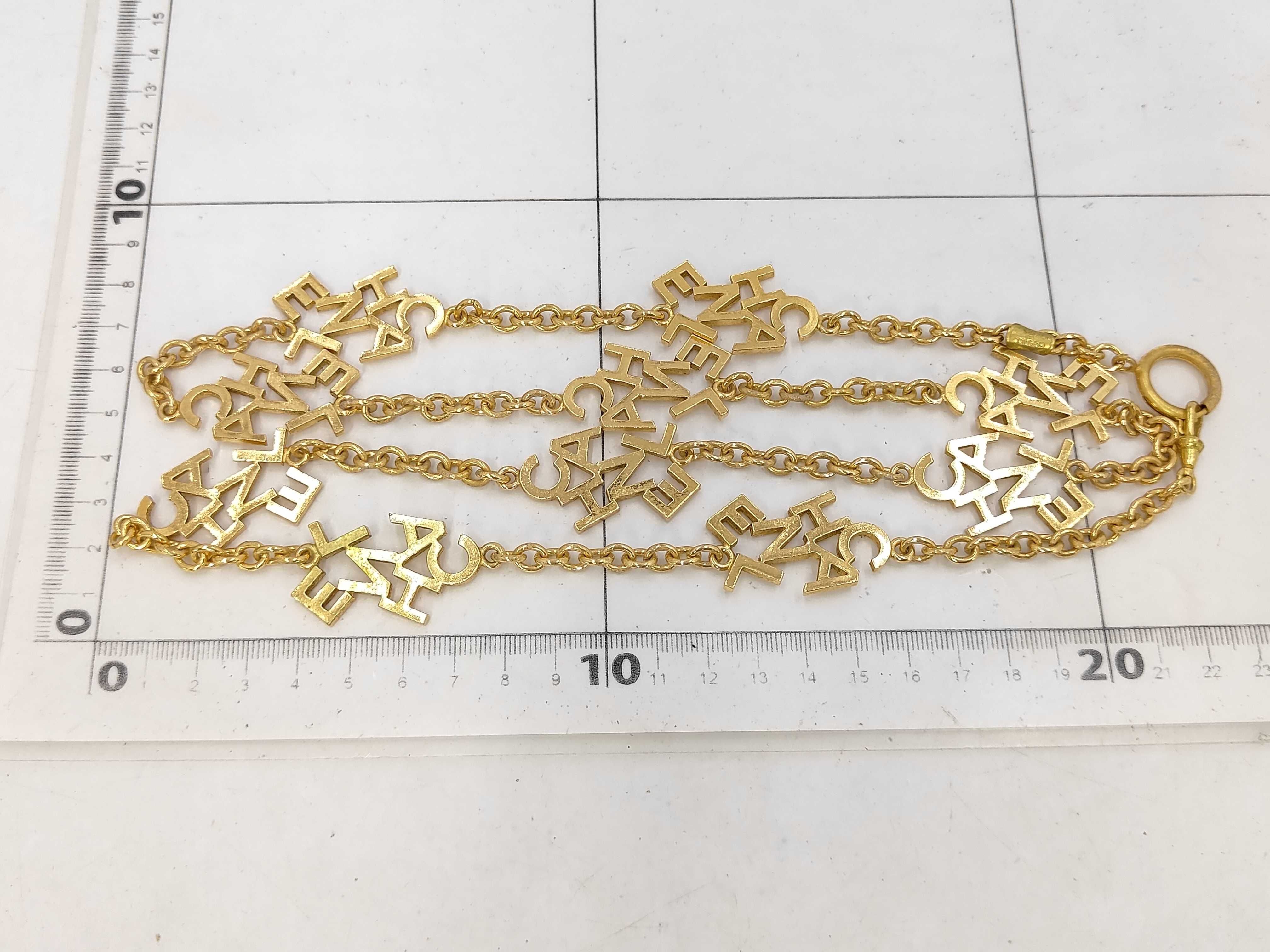 Logo Initial Long Necklace — view 6