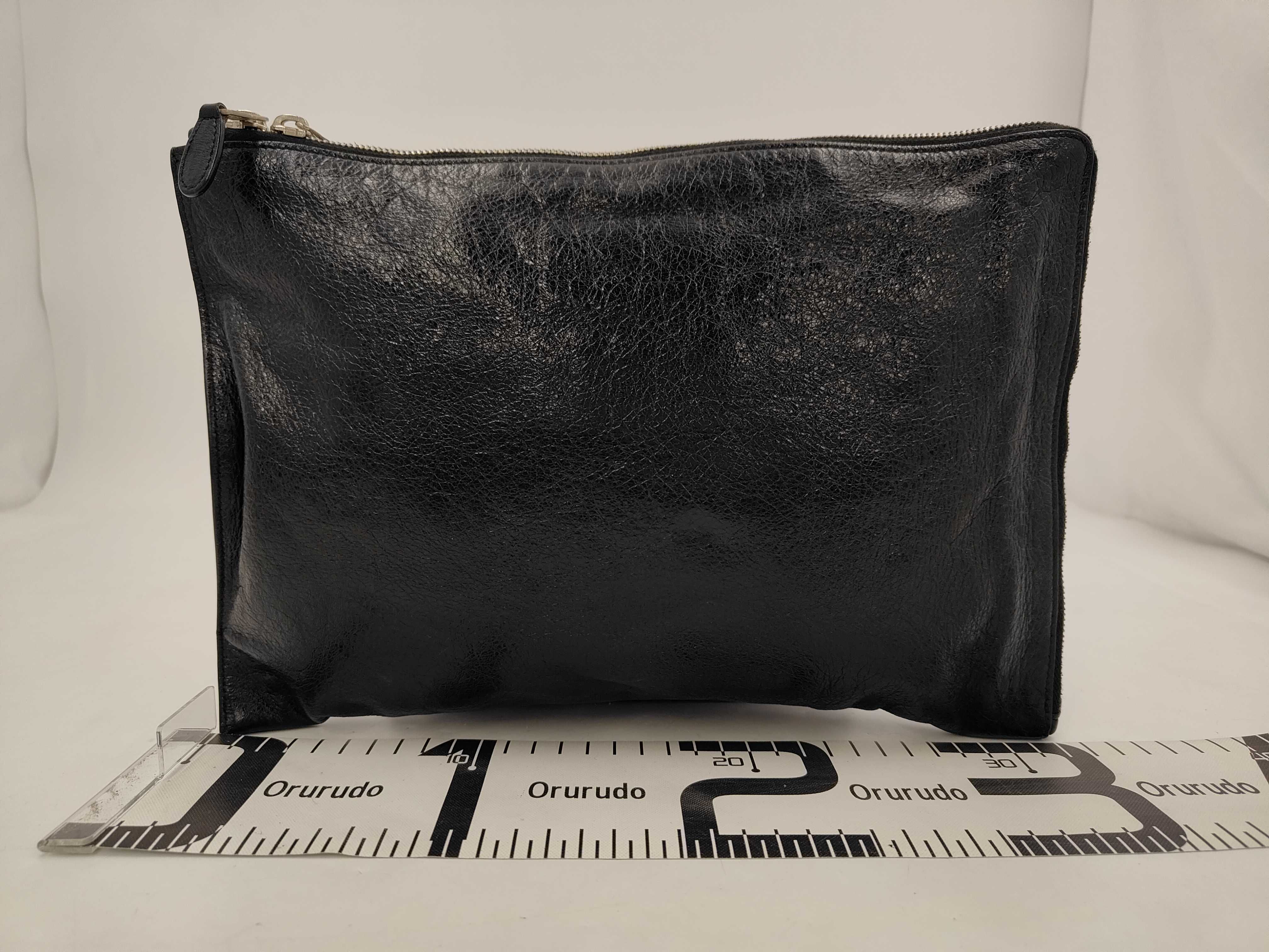 Classic Motorcycle Clutch Bag Black — view 2