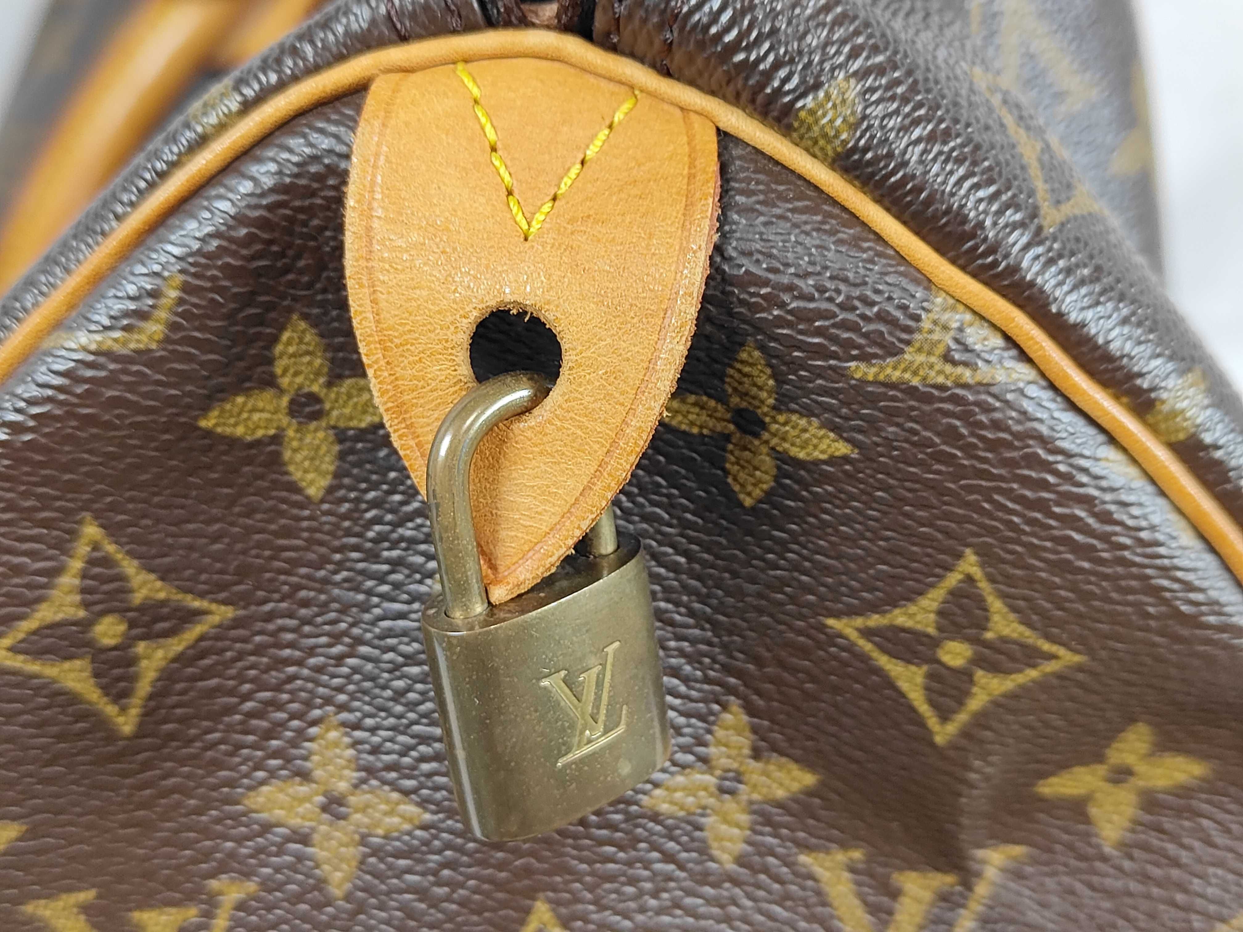 Monogram Speedy 35 M41524 Brown TH0073 Boston Bag — view 14