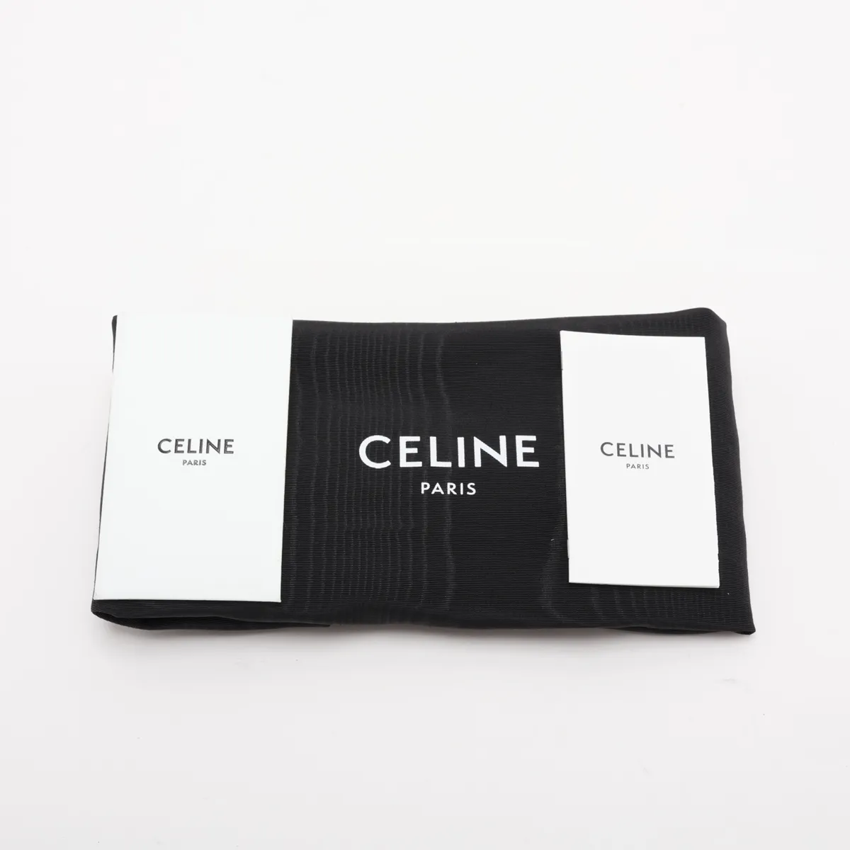 Triomphe Ava Velour x Leather x Rhinestone Shoulder Bag, Black — view 10