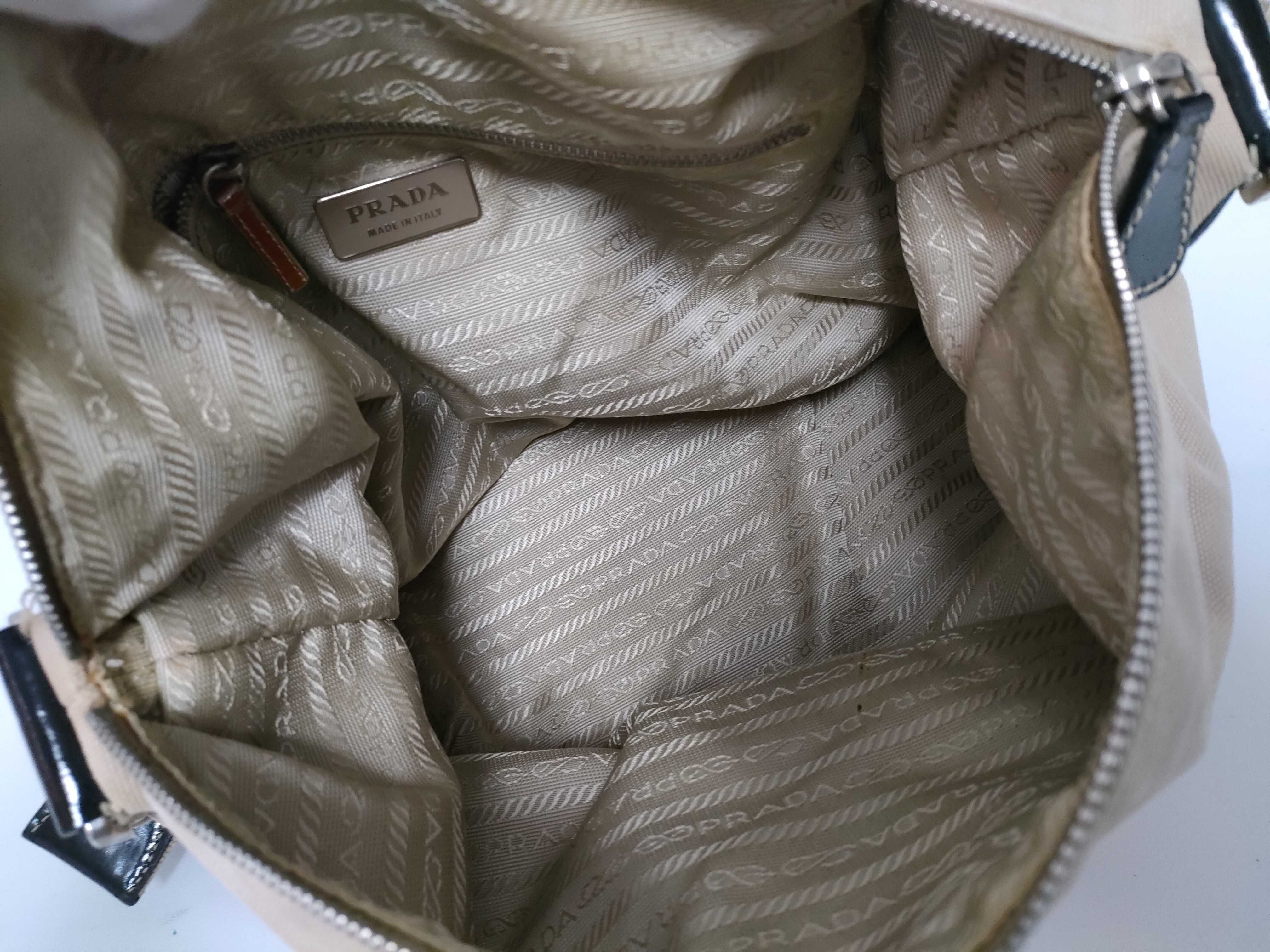 Nylon Prada Tessuto Shoulder Bag Beige Shoulder Bag — view 12