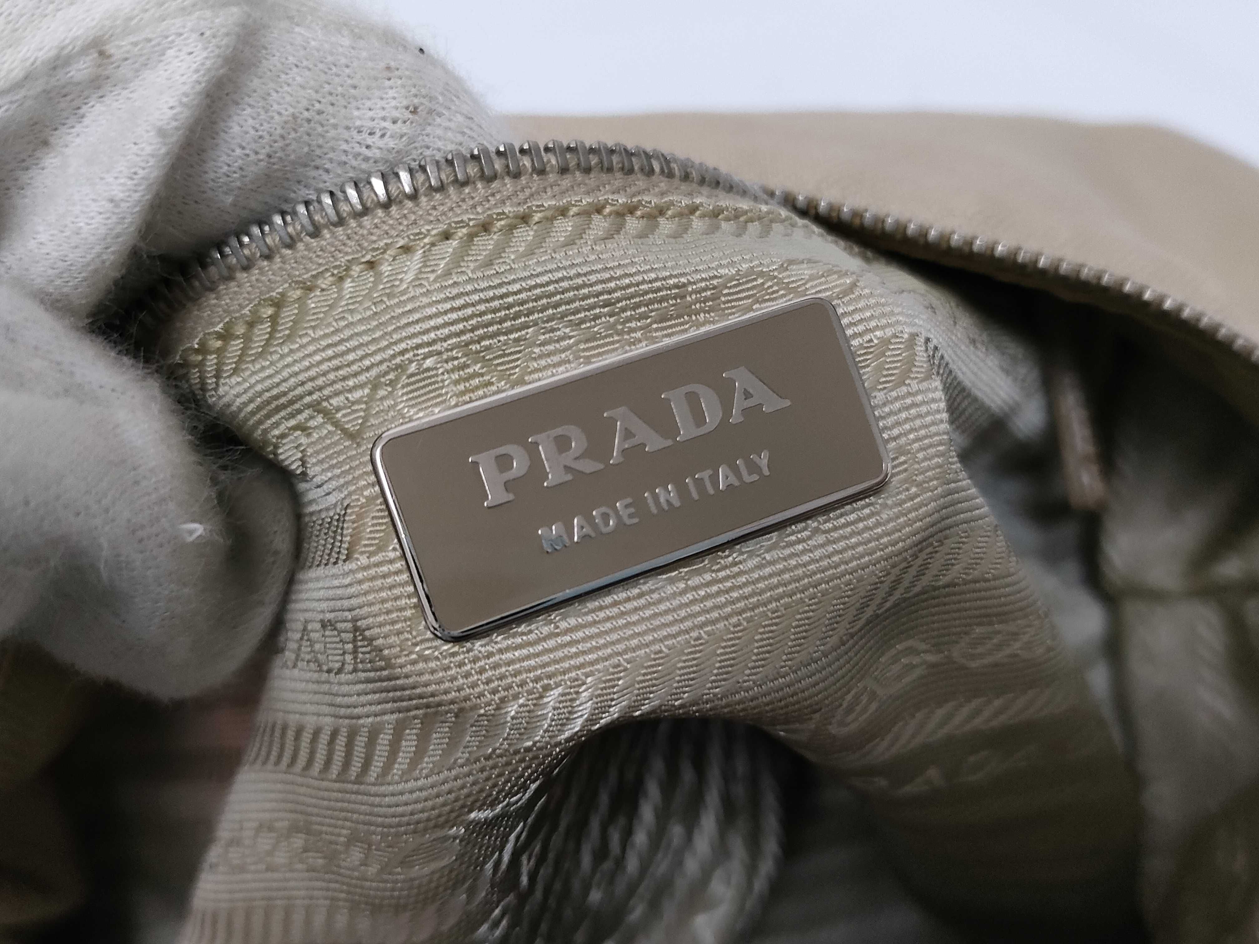 Nylon Prada Tessuto Shoulder Bag Beige Shoulder Bag — view 10
