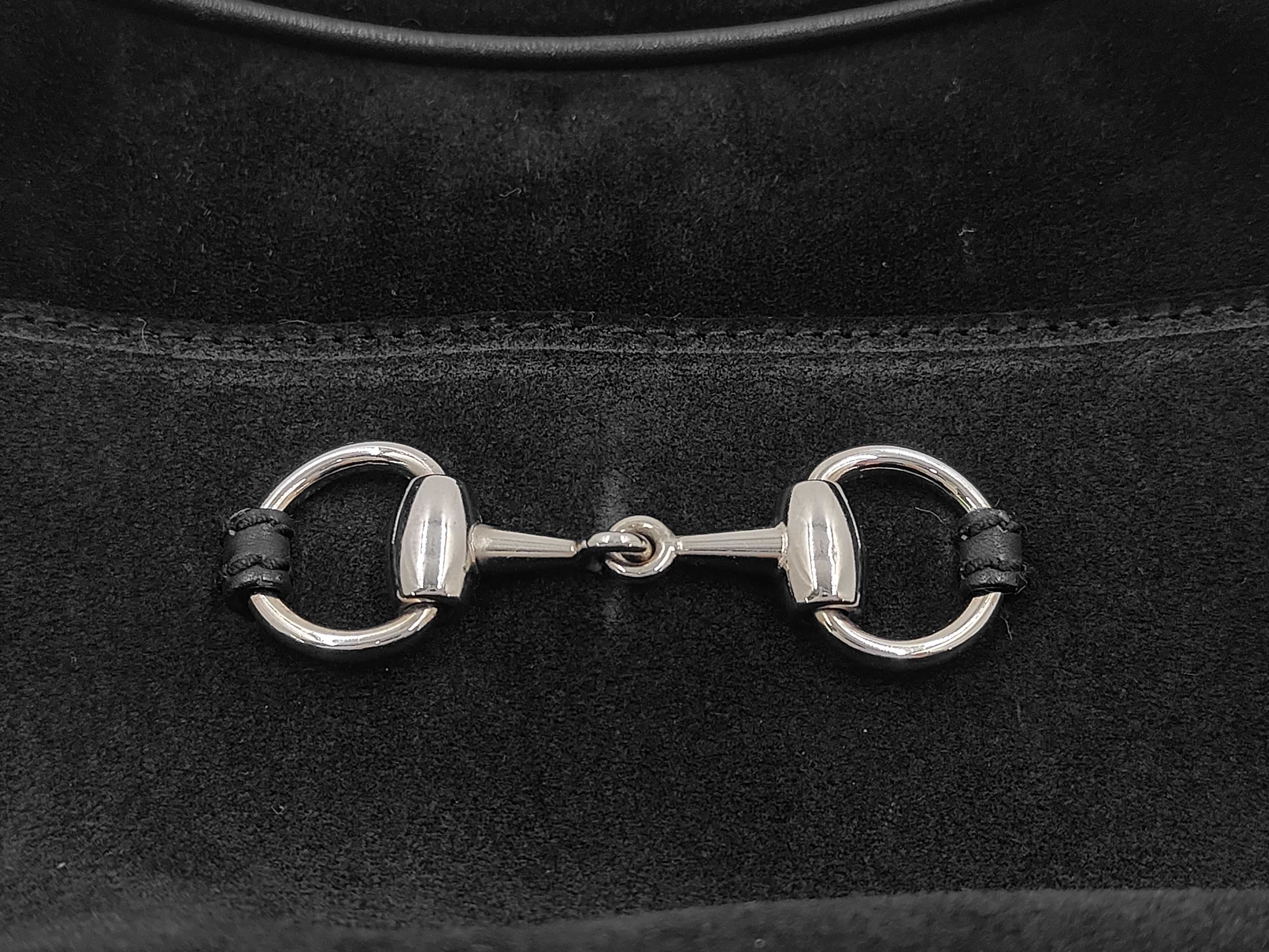 Suede Horsebit Shoulder Bag — view 15