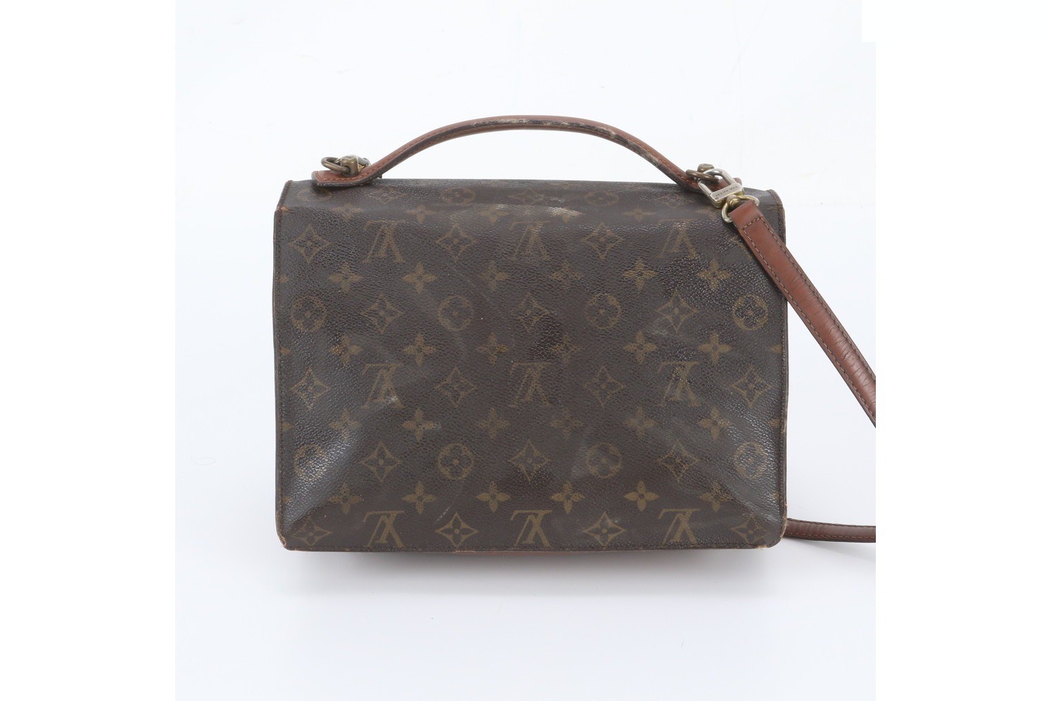 Monogram Monceau M51185 Leather 2-Way Shoulder Bag — view 4