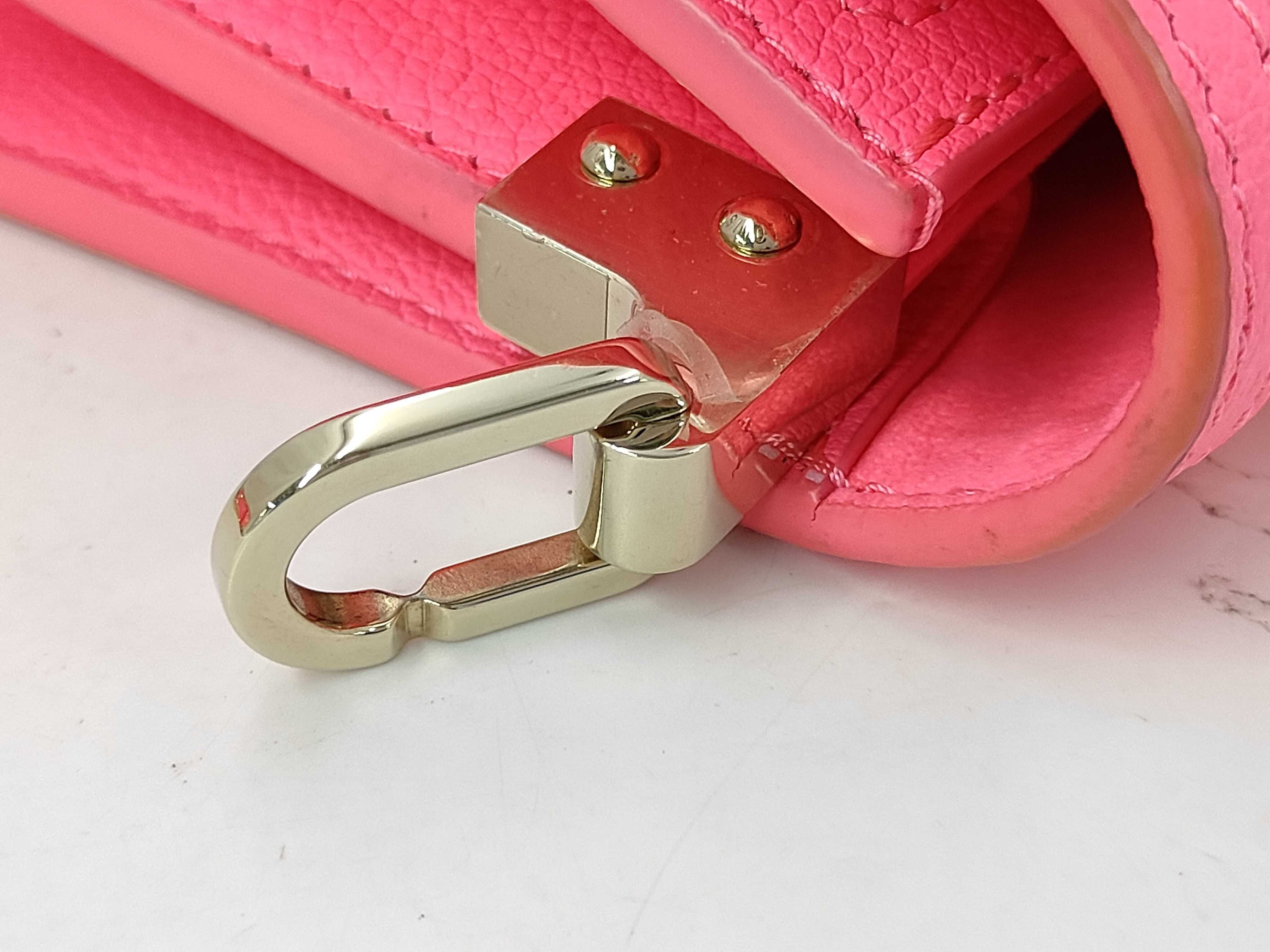 Dauphine Mini Shoulder Bag, Neon Pink — view 7
