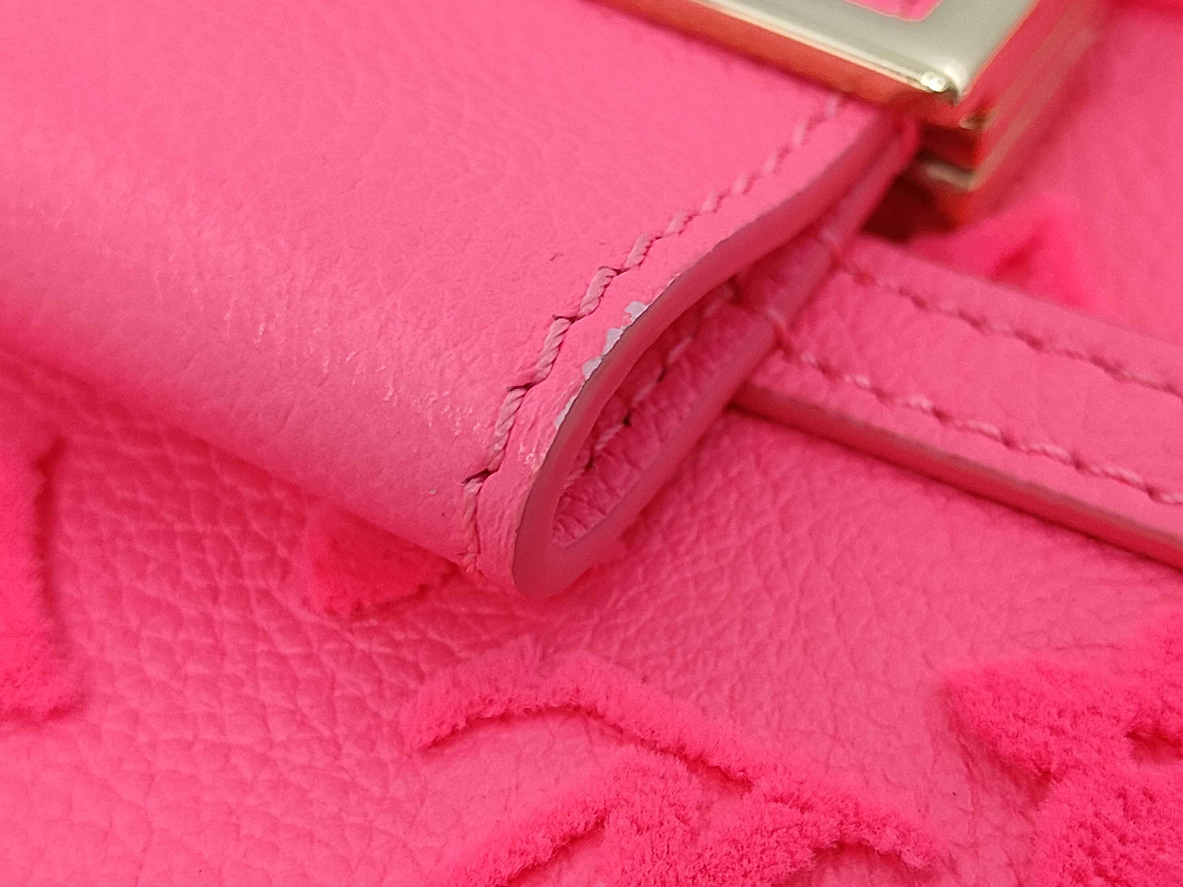 Dauphine Mini Shoulder Bag, Neon Pink — view 9