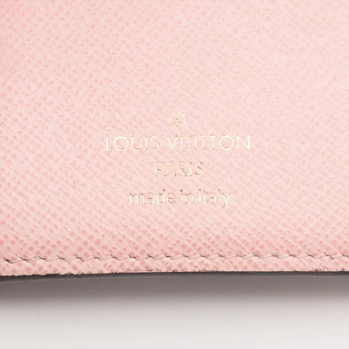 Damier Portefeuille Victorine N61700 NZ4109 Brown x Pink Compact Wallet — view 7