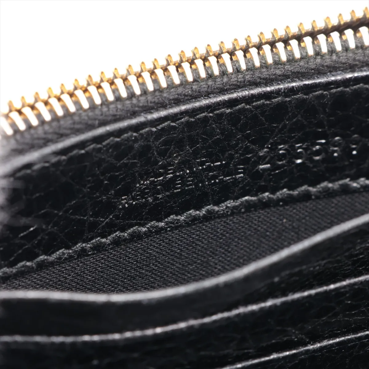 leather long wallet black 233599 — view 10