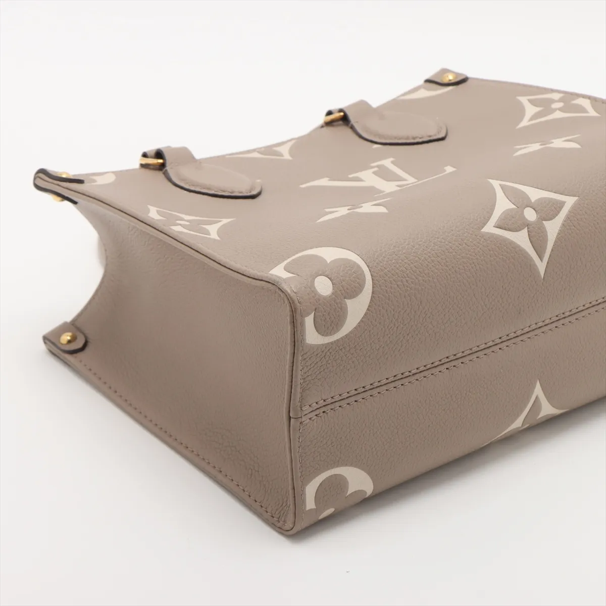 Bicolor Monogram Empreinte OnTheGo PM M45779 Beige (RFID detected) — view 4