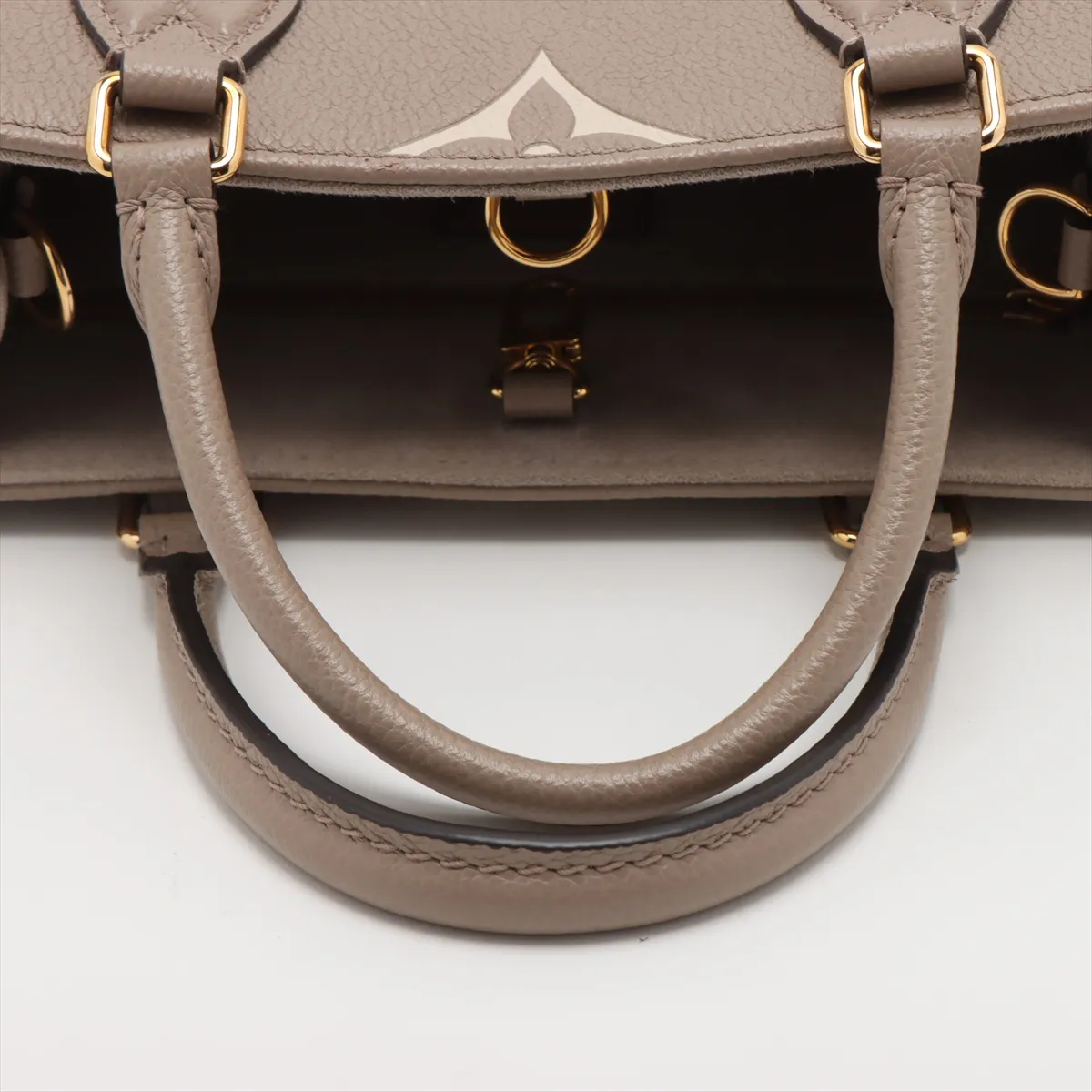 Bicolor Monogram Empreinte OnTheGo PM M45779 Beige (RFID detected) — view 5