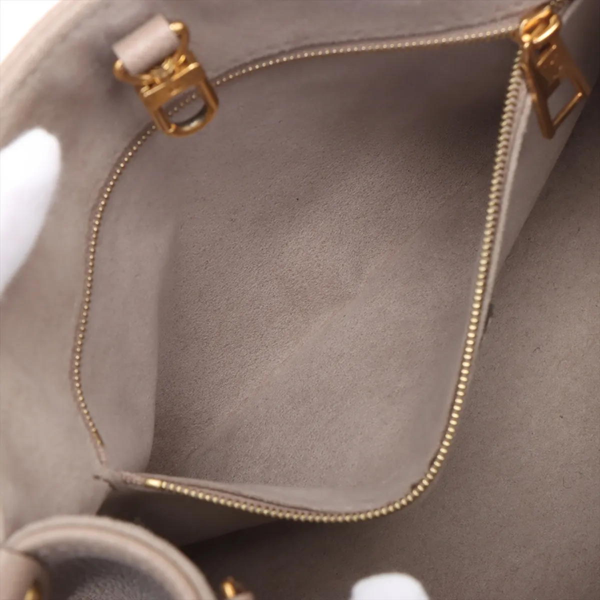 Bicolor Monogram Empreinte OnTheGo PM M45779 Beige (RFID detected) — view 9