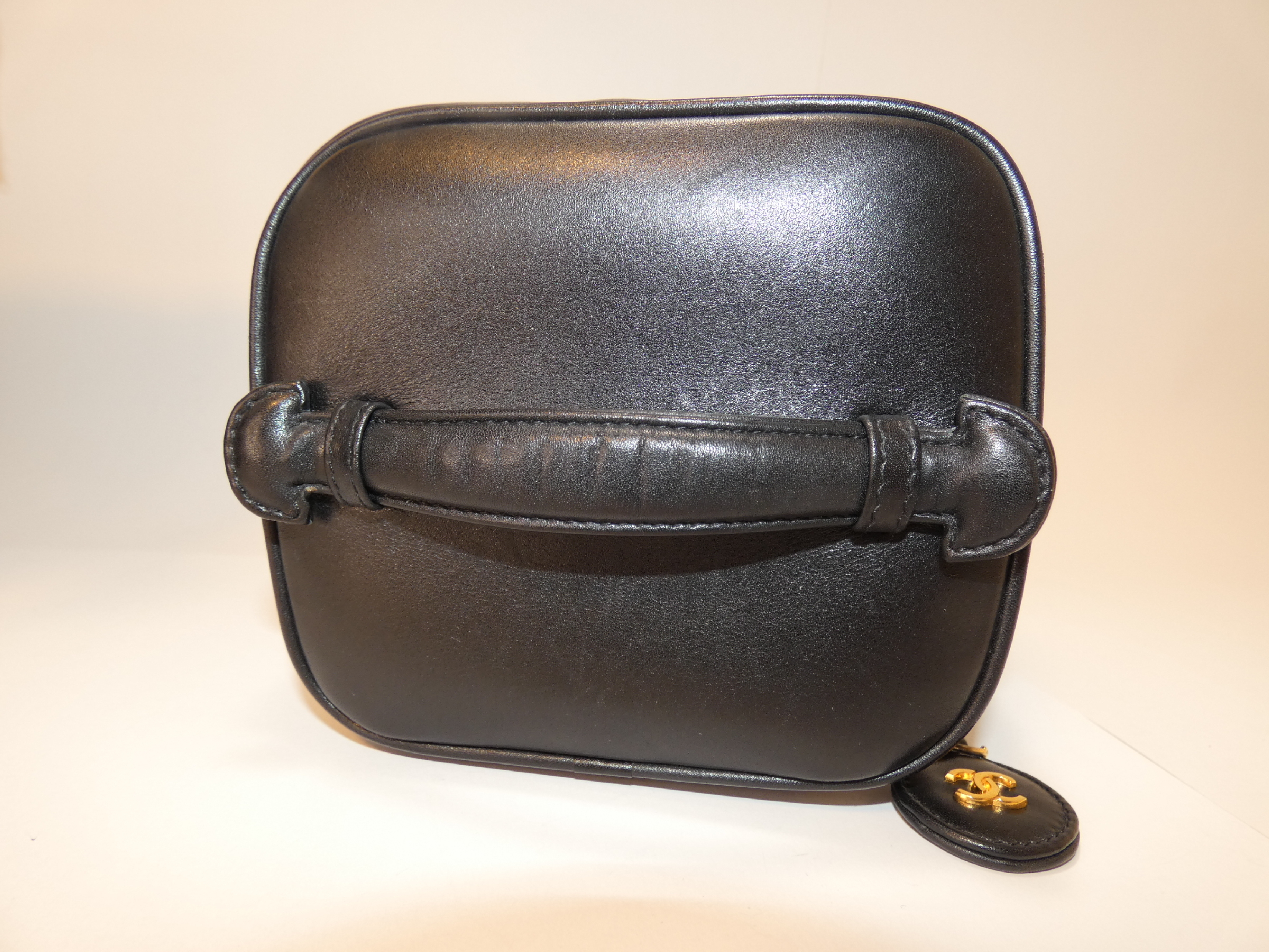 Bicolore Lambskin Black Vanity Bag — view 4