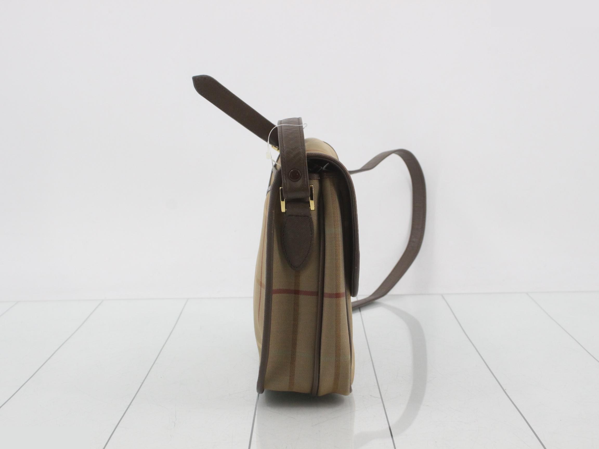 Crossbody shoulder bag, khaki, W24 H18 D7 — view 4