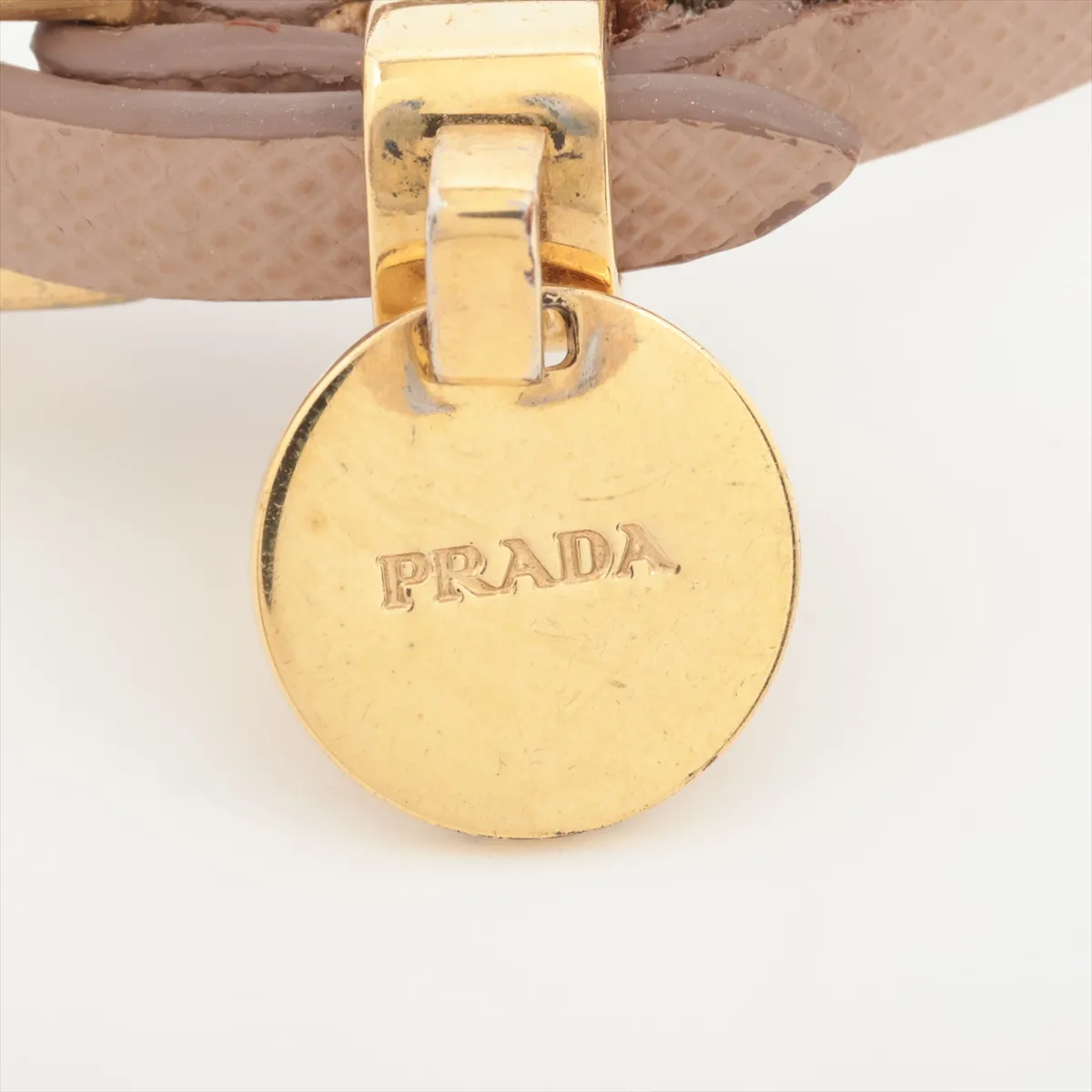 Triangle Logo Bracelet Leather x GP Beige — view 6