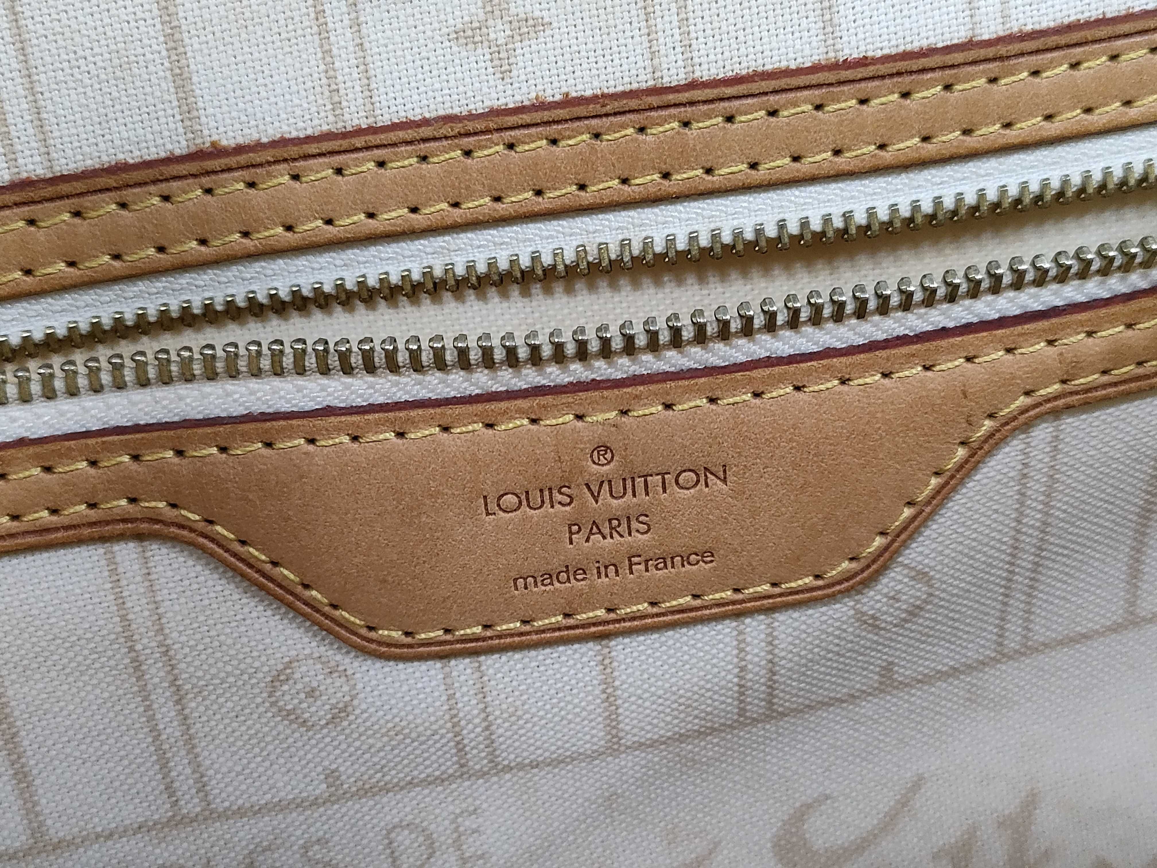 Damier Azur Neverfull MM Tote Bag — view 11